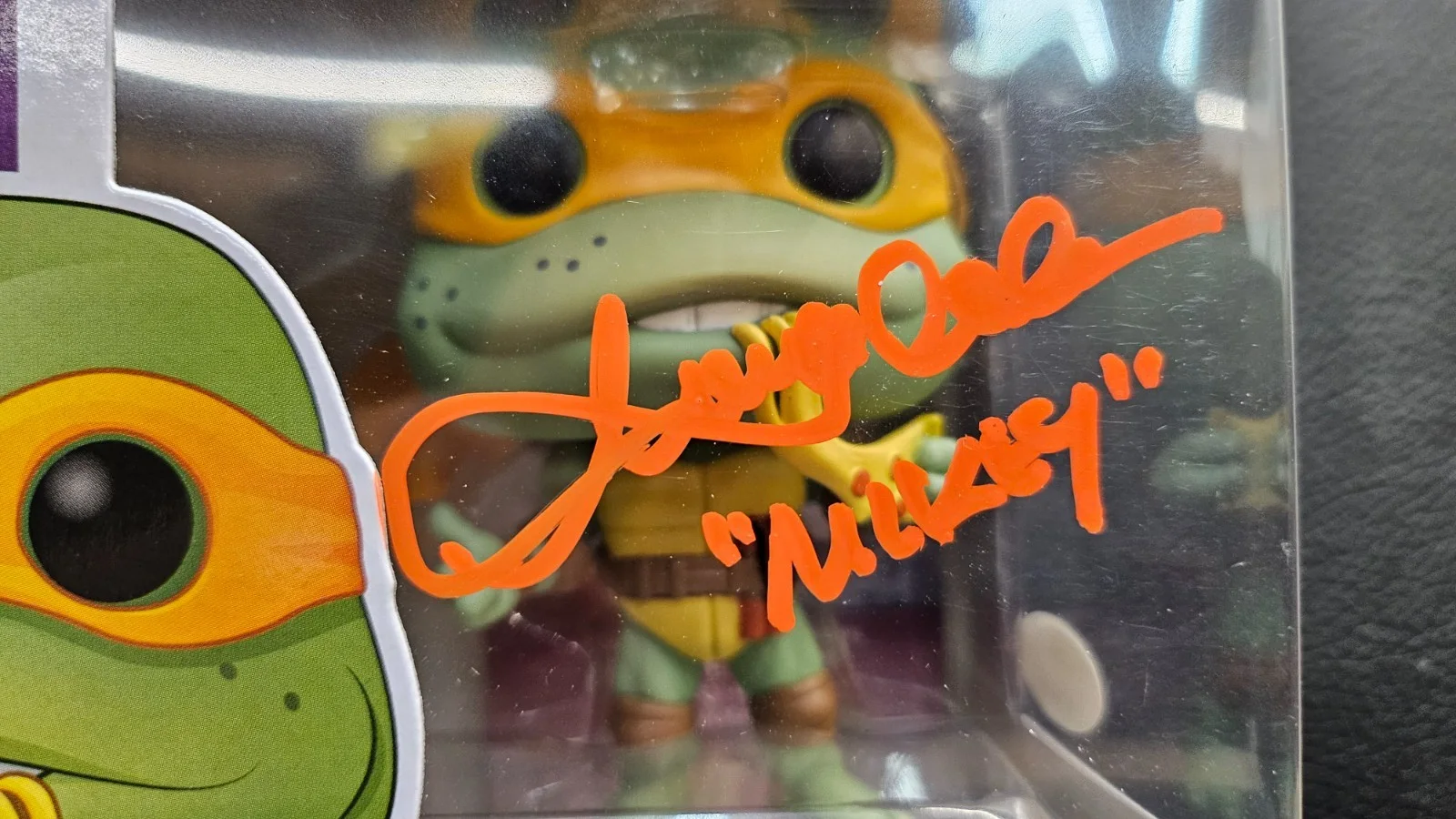 Kevin Eastman — Kevin Eastman Signed. Michael Angelo Ninja Turtles Funko Pop # 18 JSA, изображение 3