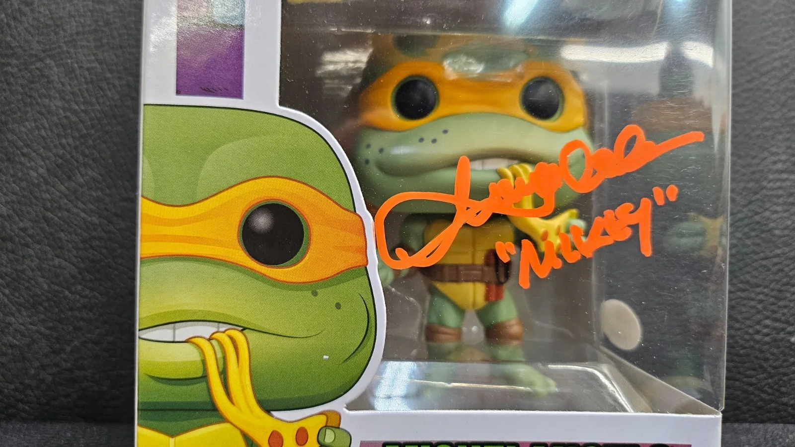 Kevin Eastman — Kevin Eastman Signed. Michael Angelo Ninja Turtles Funko Pop # 18 JSA, изображение 5