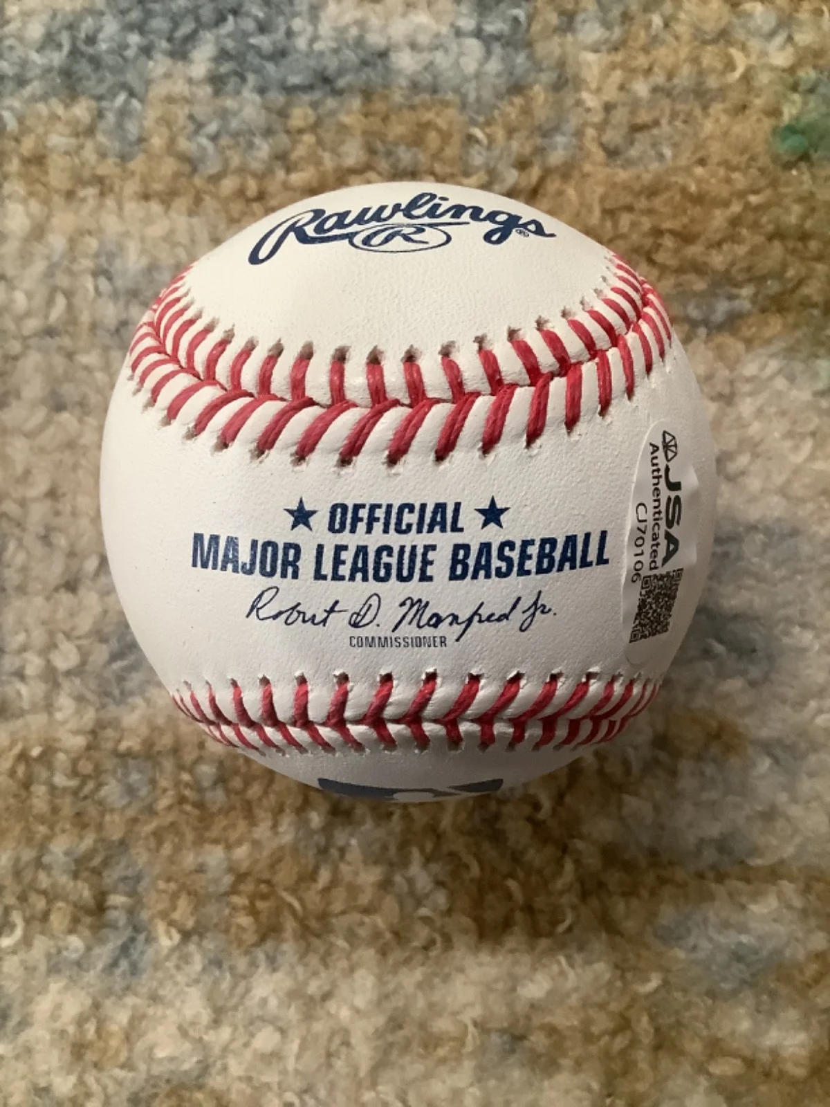 Garrett Morris — Garrett Morris Signed Autographed Baseball SNL JSA CJ70106 Chico Escuela, image 2