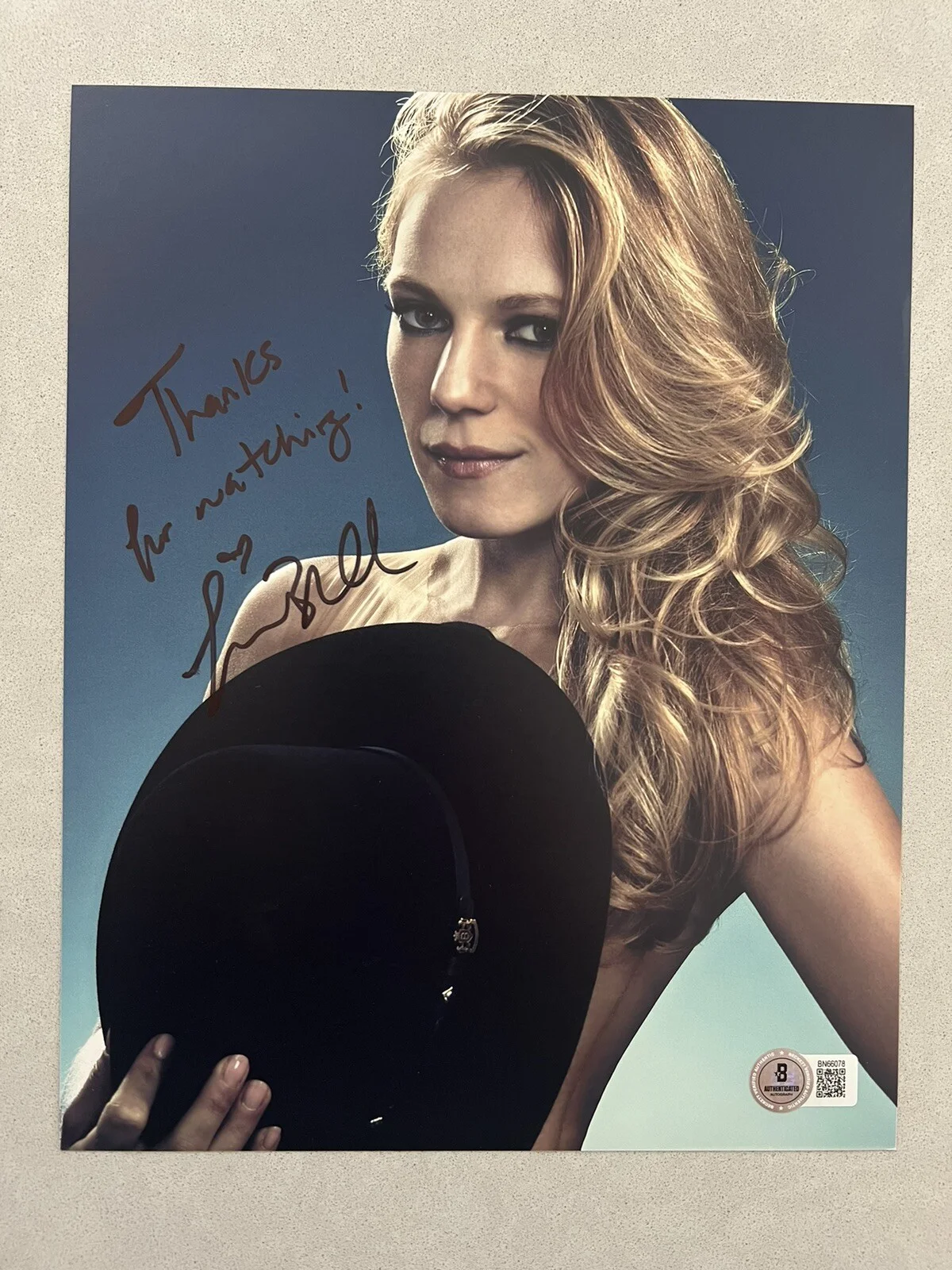 Emma Bell — Emma Bell autographed signed 8x10 photo Beckett BAS COA Sexy Hot Emma Dallas *IR