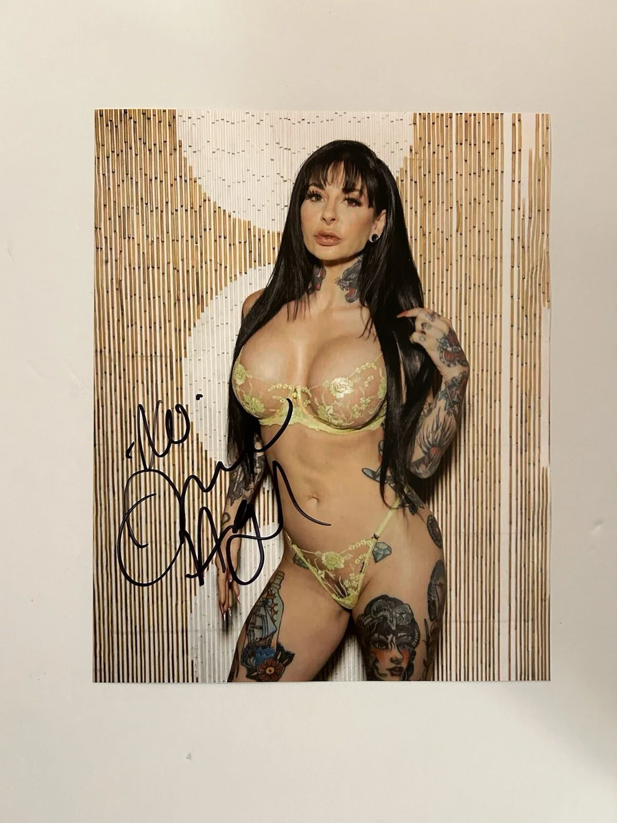 Joanna Angel — Joanna Angel signed 8x10 photo proof autograph AVN Brazzers Promo Photo