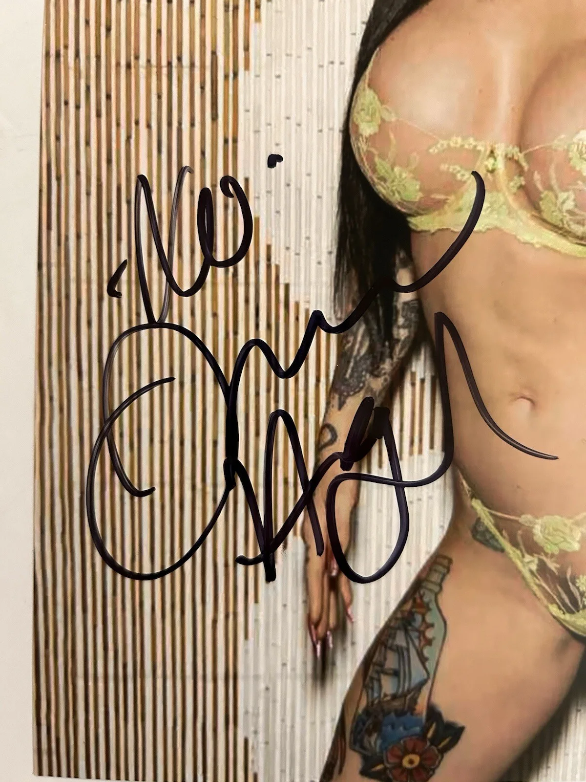 Joanna Angel — Joanna Angel signed 8x10 photo proof autograph AVN Brazzers Promo Photo, изображение 2