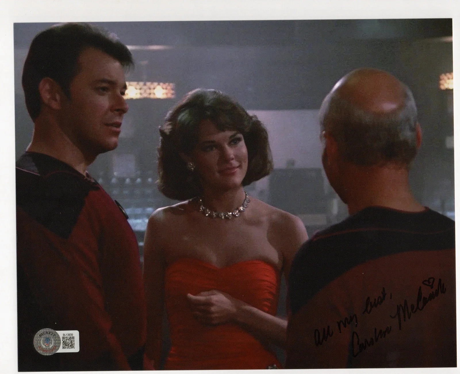 Carolyn McCormick — Carolyn McCormick autographed signed 8x10 photo Beckett BAS COA Sexy Star Trek
