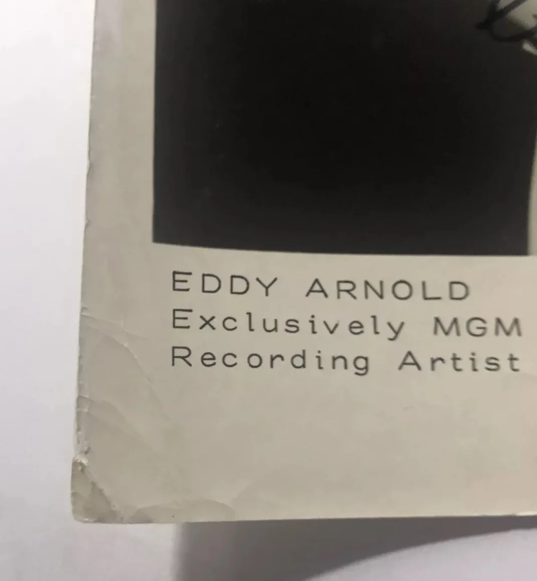 Autographed 1973 Eddy Arnold 8x10 Photo Personalized Vintage., image 4