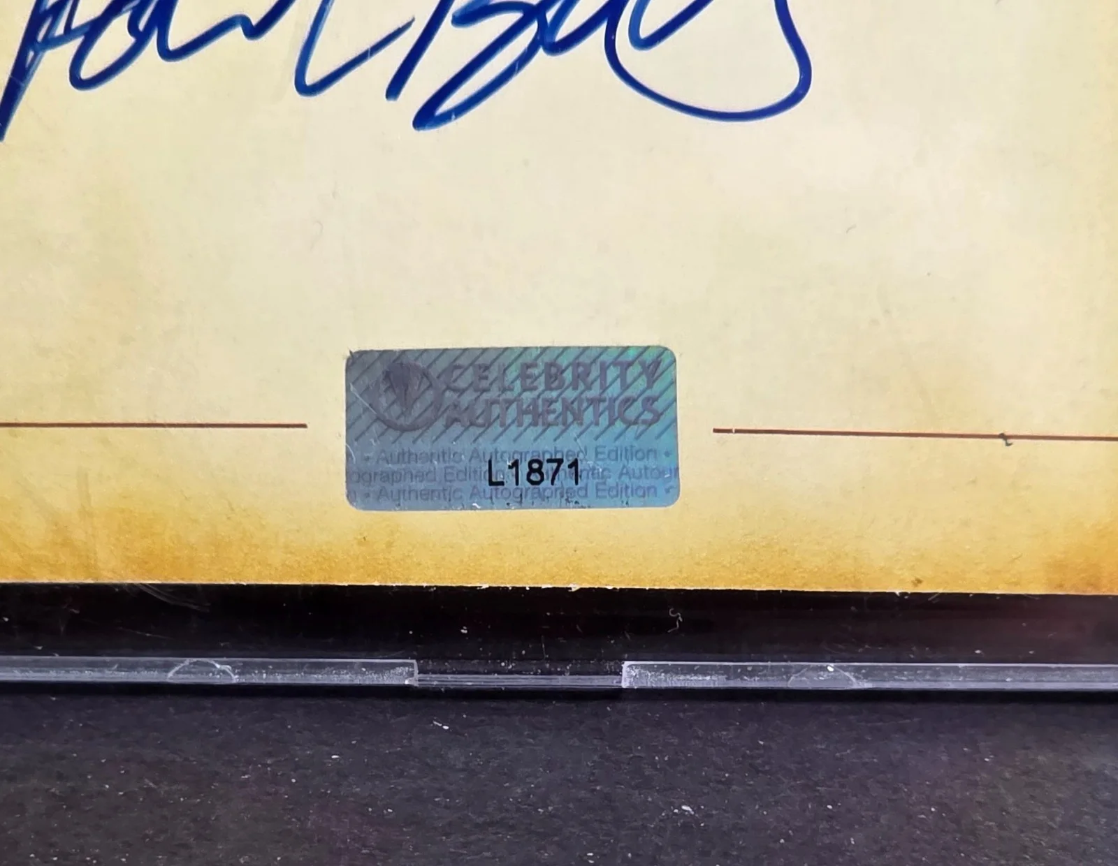 Paul Bettany — Paul Bettany Signed/Auto Celebrity Authentics Legendary Cuts Vision/MCU/Star War, image 2