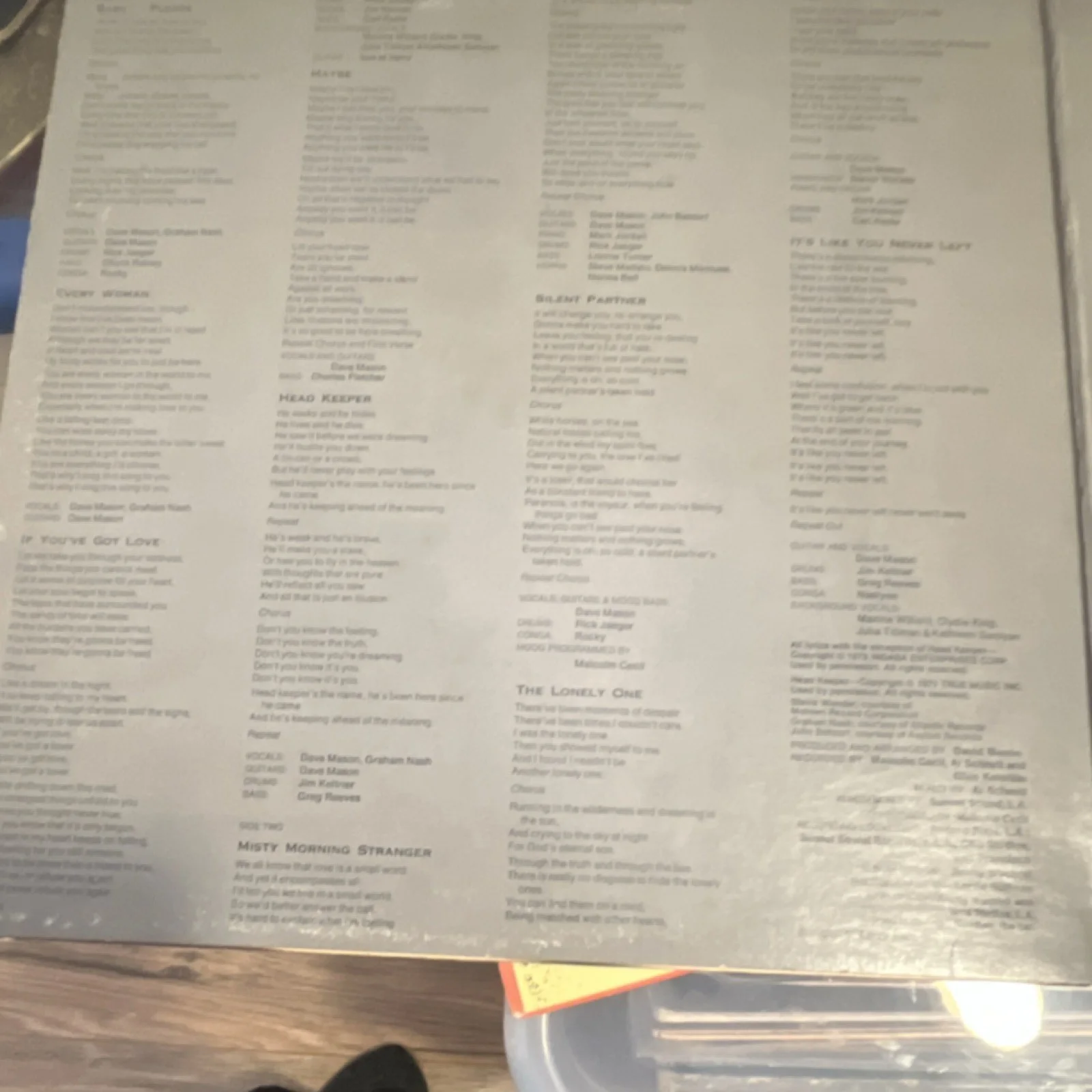 Dave Mason It's Like You Never Left Signed Cover & Let It Flow Vinyl Records, изображение 3
