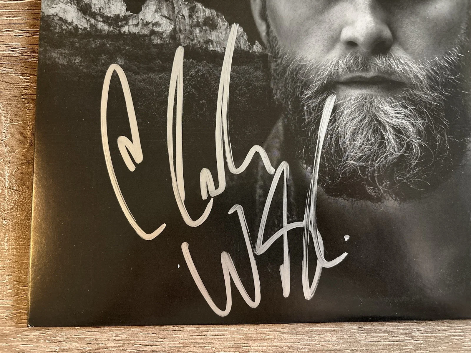 Charles Wesley Godwin Signed Vinyl Seneca Beckett Authentic Autograph, image 2