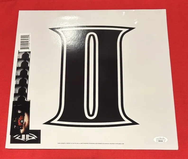 Travis Scott JACKBOYS II Vinyl Album Hip Hop Music Autographed Signed JSA, изображение 2