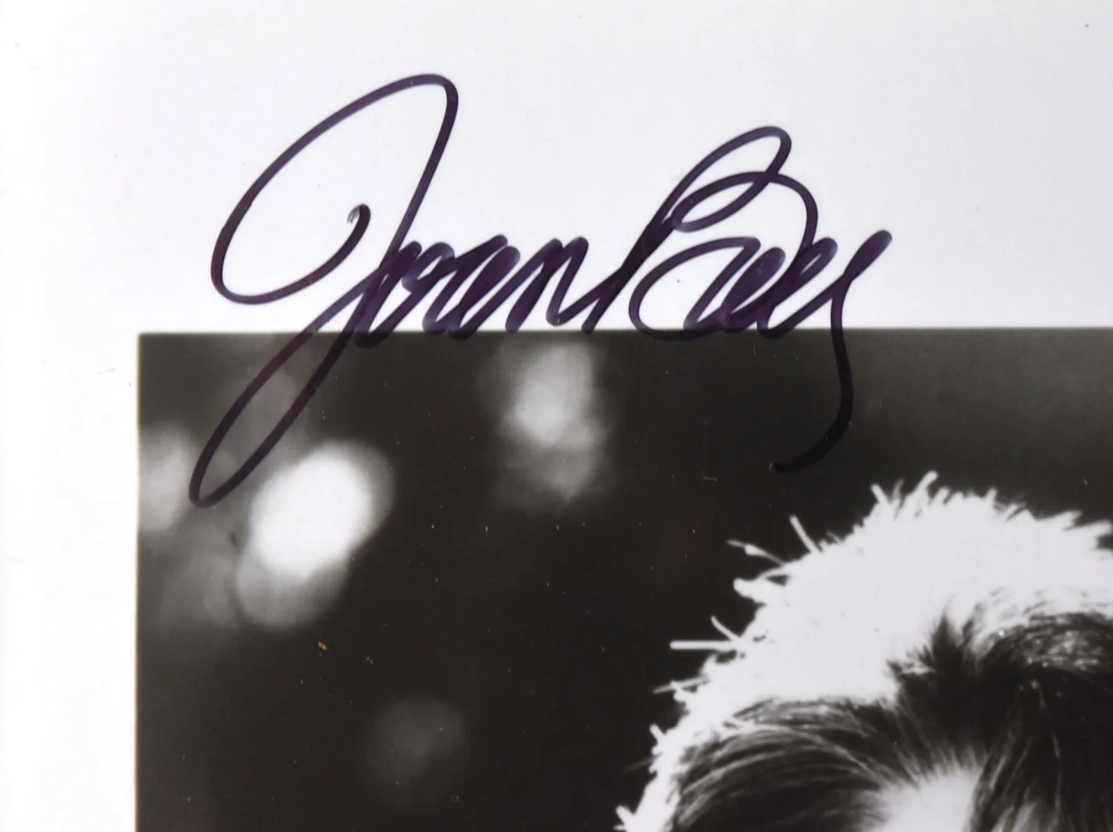 Joan Baez Hand Signed Photo 4"X5", image 2