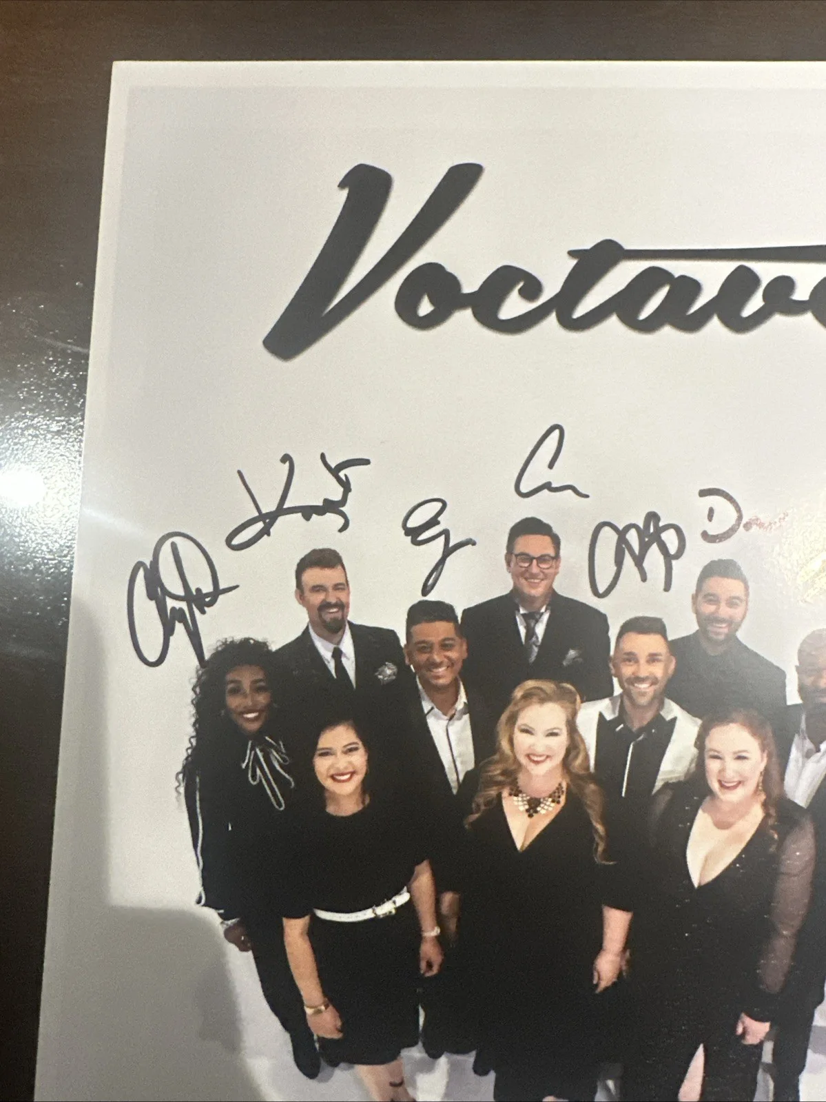 Voctave Singing Group Autographed Photo Excellent Condition, image 3