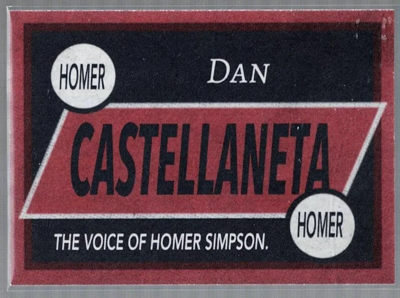 DAN CASTELLANETA (Voice of Homer Simpson) Signed/Autographed CUSTOM CARD - 6, изображение 2