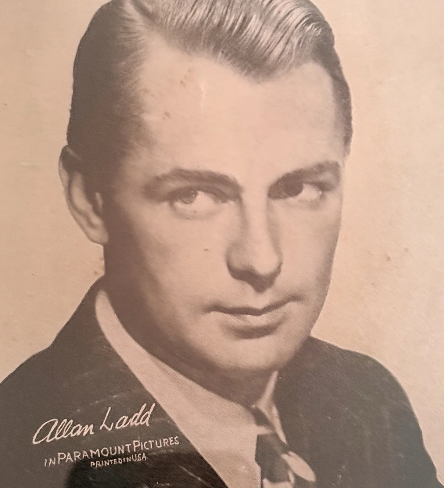 Alan Ladd Signed Photo, image 4