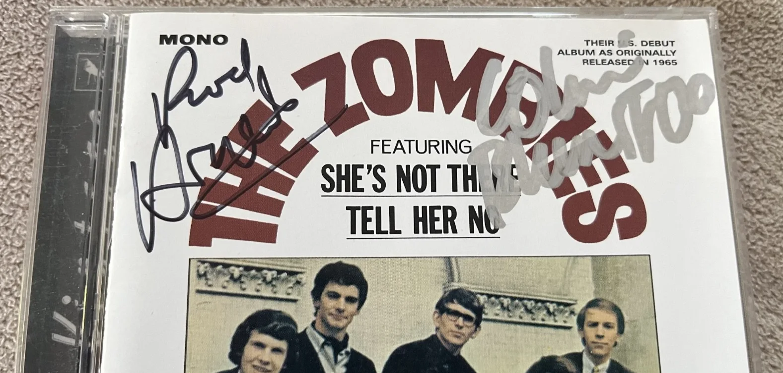 The Zombies Autographed cd - Rod Argent, Colin Blunstone, image 2