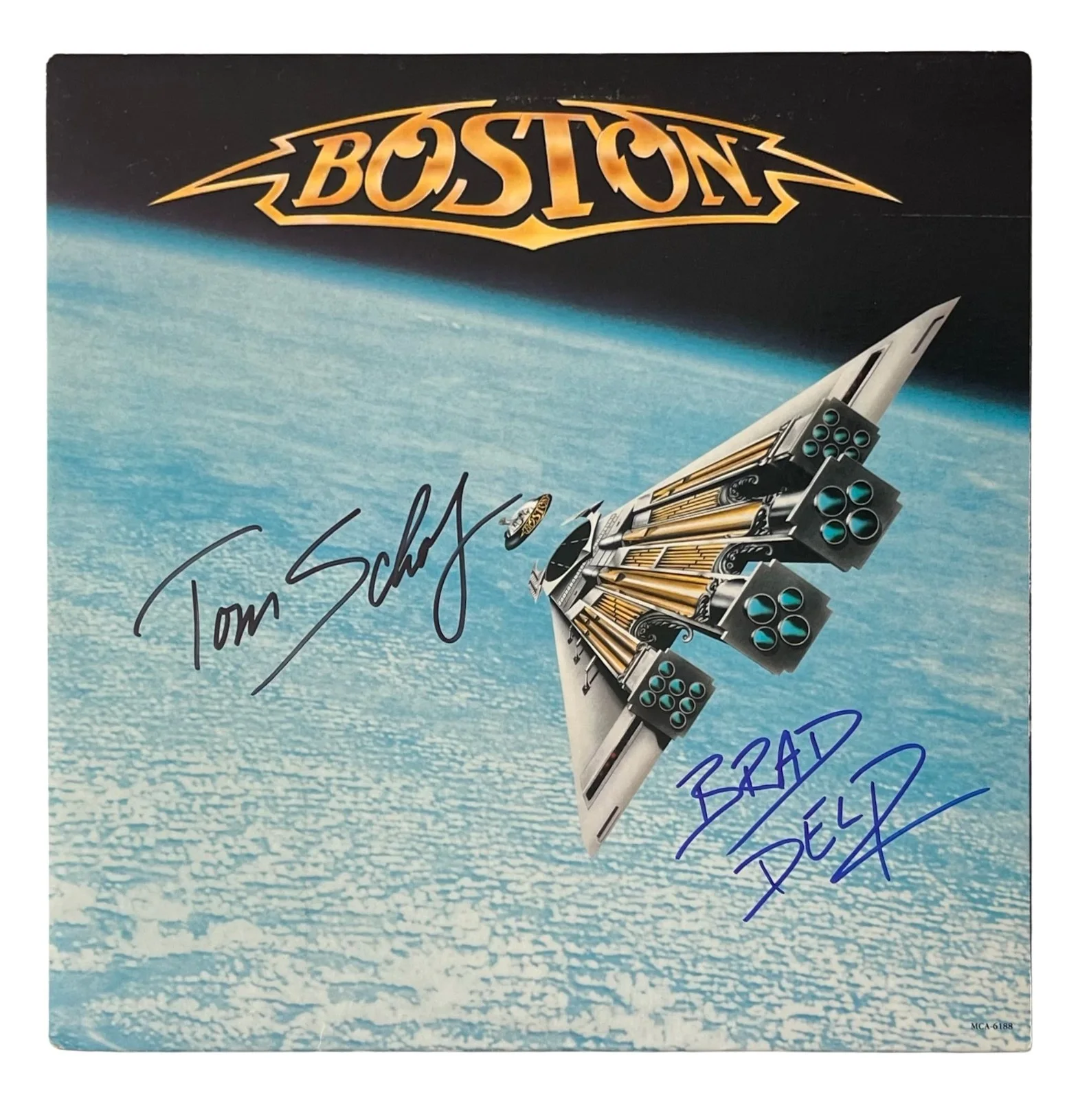 BRAD DELP & TOM SCHOLZ Signed BOSTON THIRD STAGE Record ROGER EPPERSON COA, image 2