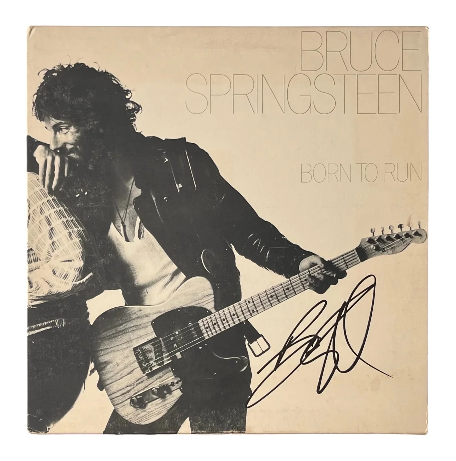 BRUCE SPRINGSTEEN Signed BORN TO RUN Vinyl Record ROGER EPPERSON COA, image 2