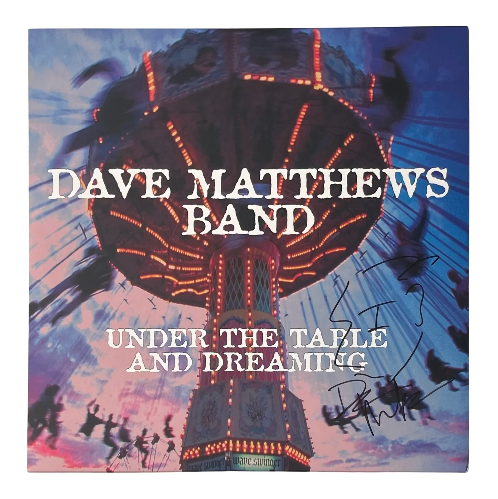 DAVE MATTHEWS Signed UNDER THE TABLE AND DREAMING Vinyl Record EPPERSON COA, image 2
