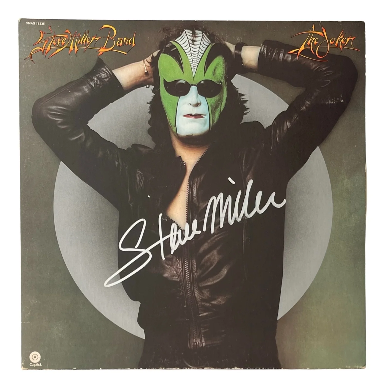 STEVE MILLER Signed THE JOKER Vinyl Record ROGER EPPERSON COA, image 2