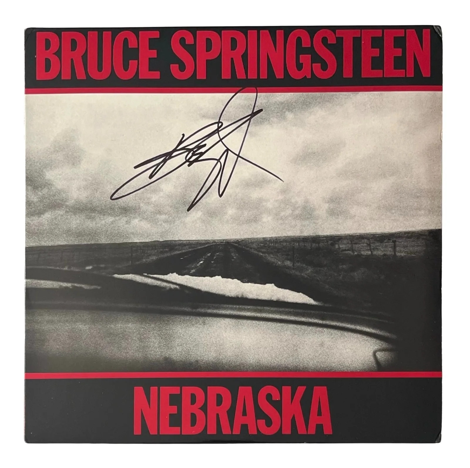 BRUCE SPRINGSTEEN Signed NEBRASKA Vinyl Record ROGER EPPERSON COA, image 2