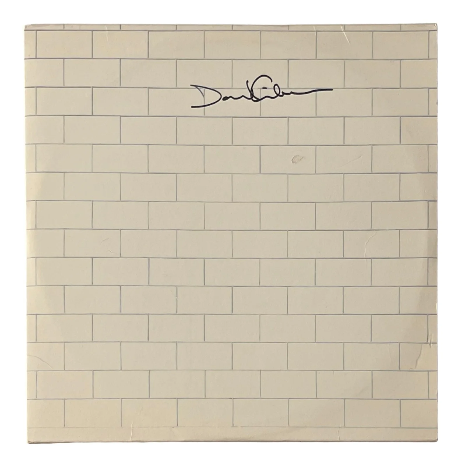 DAVID GILMOUR Signed PINK FLOYD THE WALL Vinyl Record ROGER EPPERSON COA, image 2