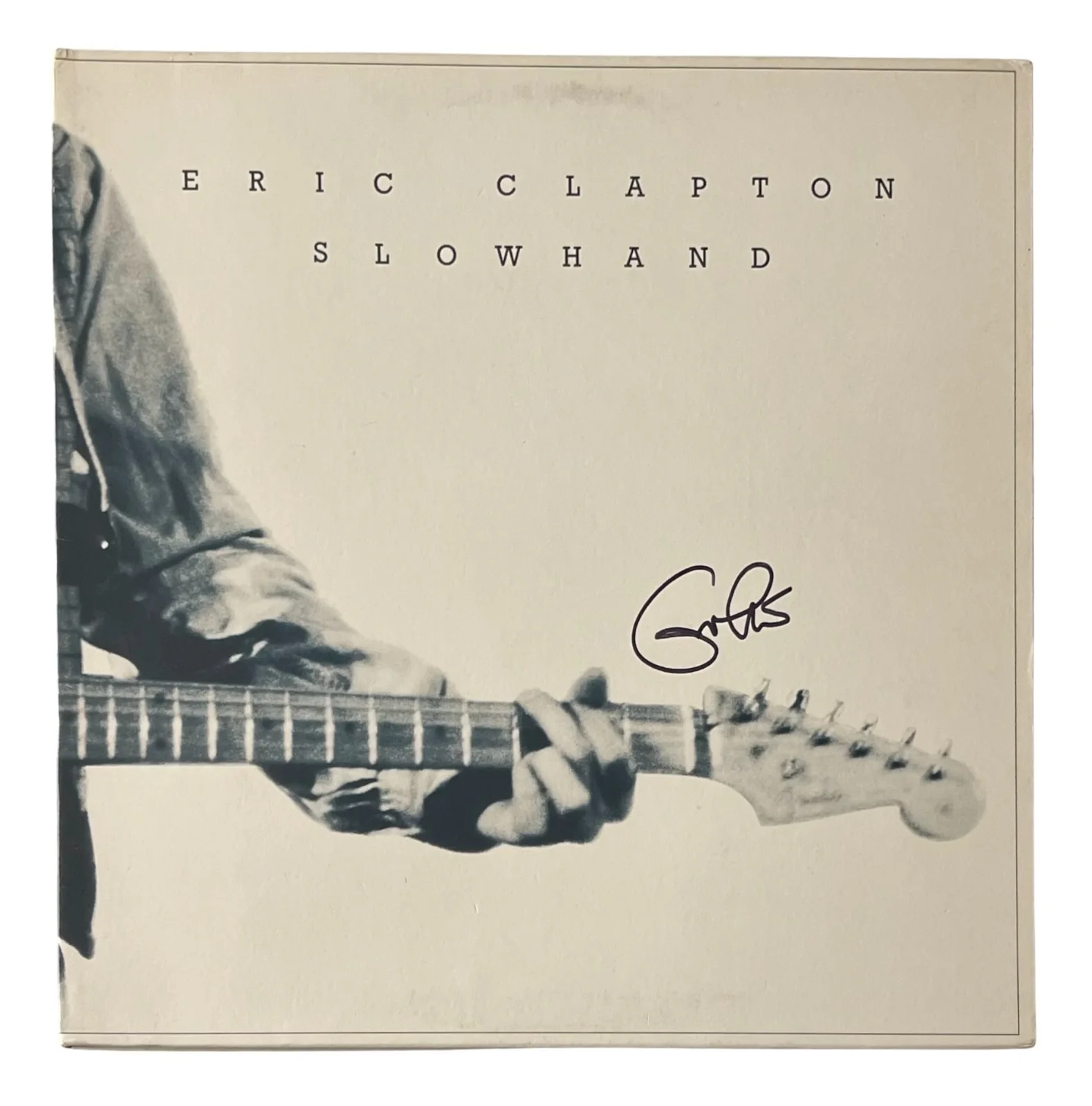 ERIC CLAPTON Signed SLOWHAND Vinyl Record ROGER EPPERSON COA, image 2