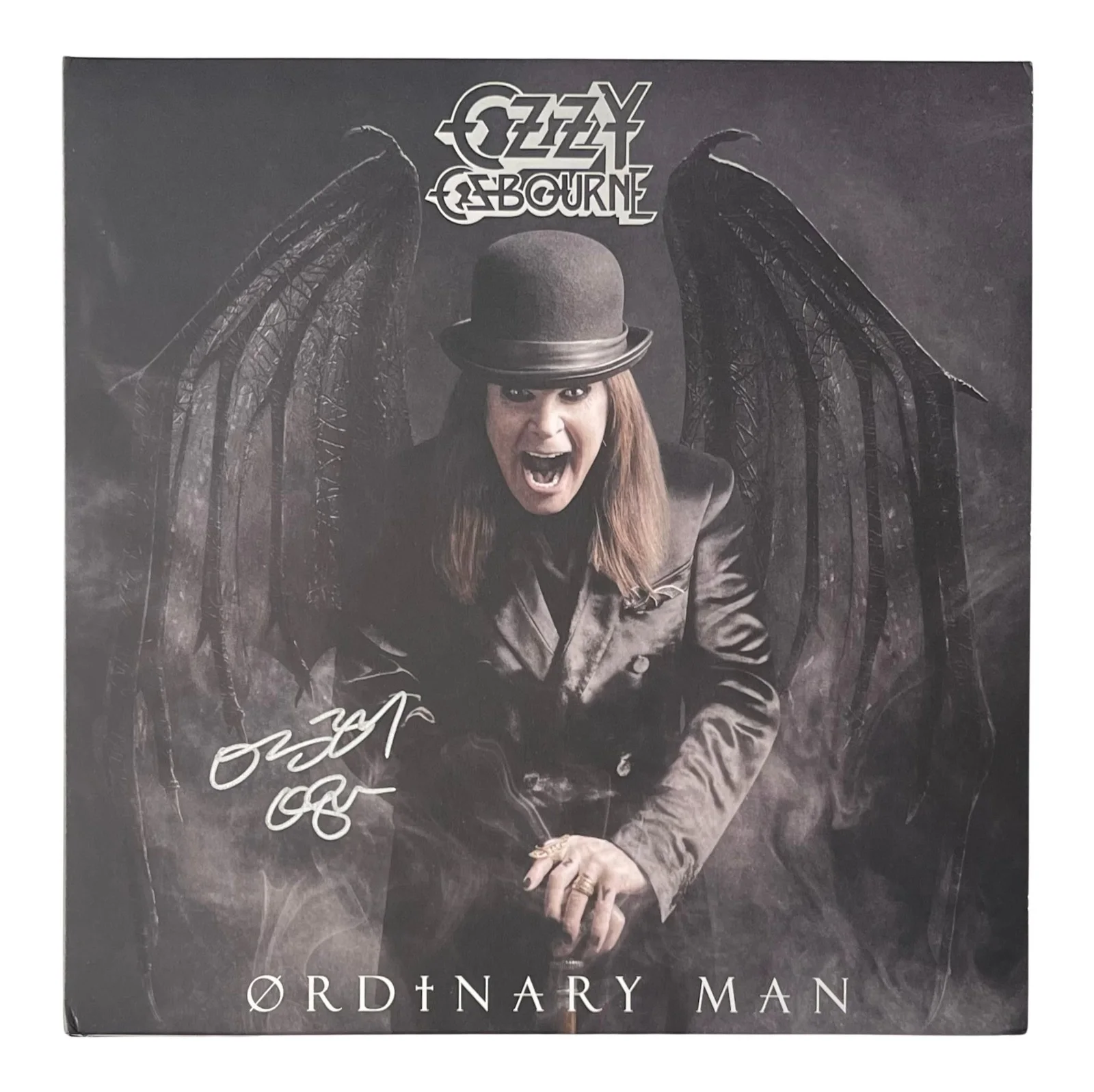 OZZY OSBOURNE Signed ORDINARY MAN Vinyl Record ROGER EPPERSON COA, image 2