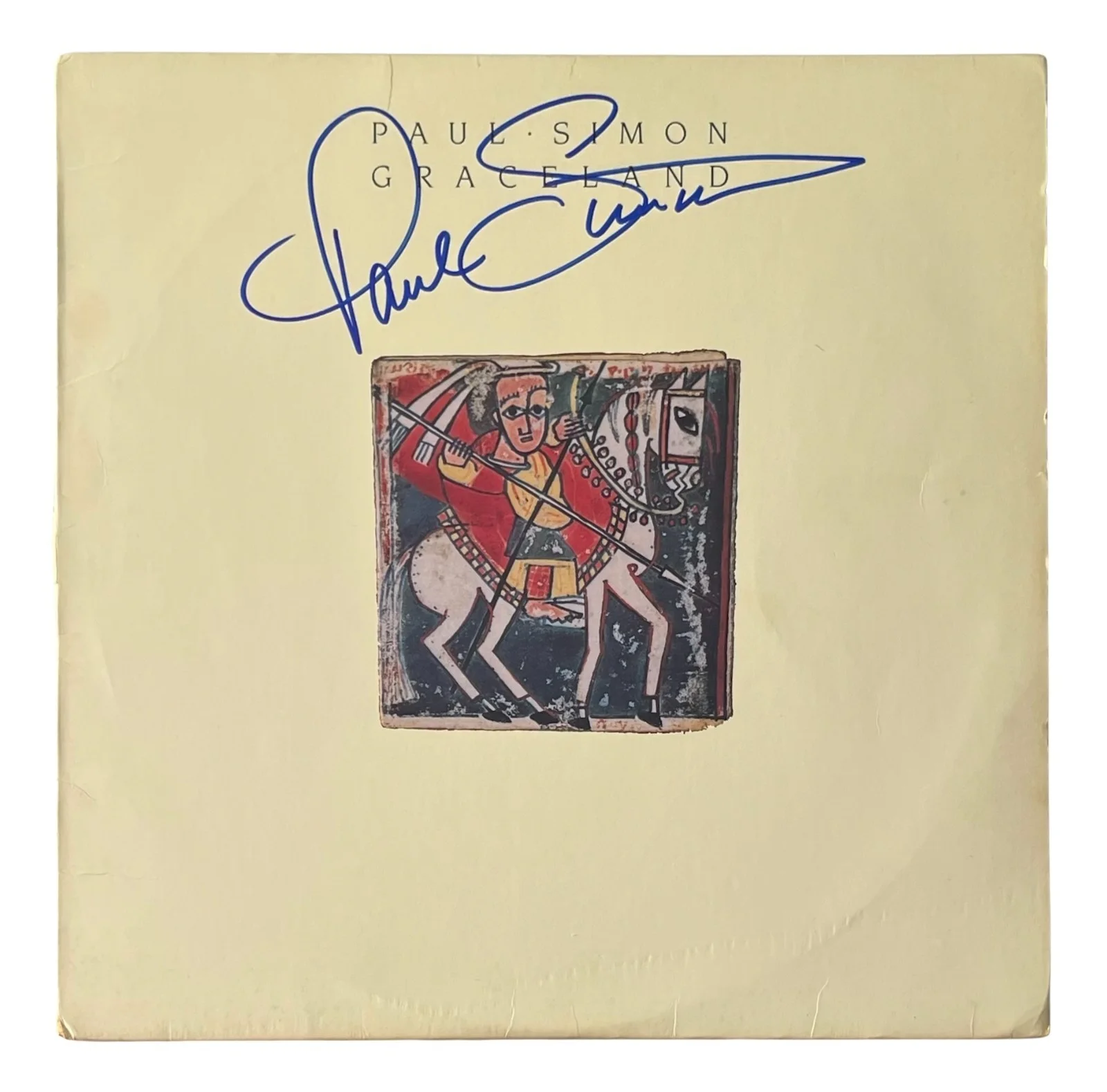 PAUL SIMON Signed GRACELAND Vinyl Record ROGER EPPERSON COA, image 2