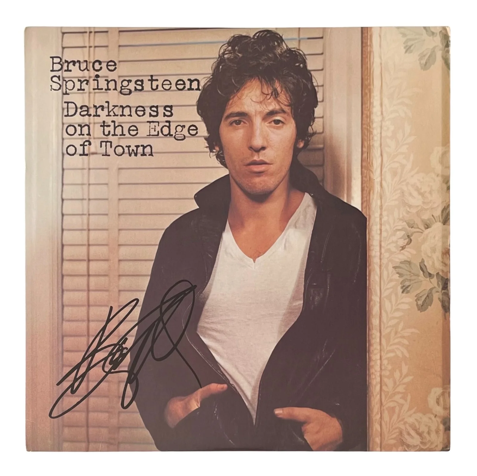 BRUCE SPRINGSTEEN Signed DARKNESS ON THE EDGE OF TOWN Vinyl Record EPPERSON COA, изображение 2