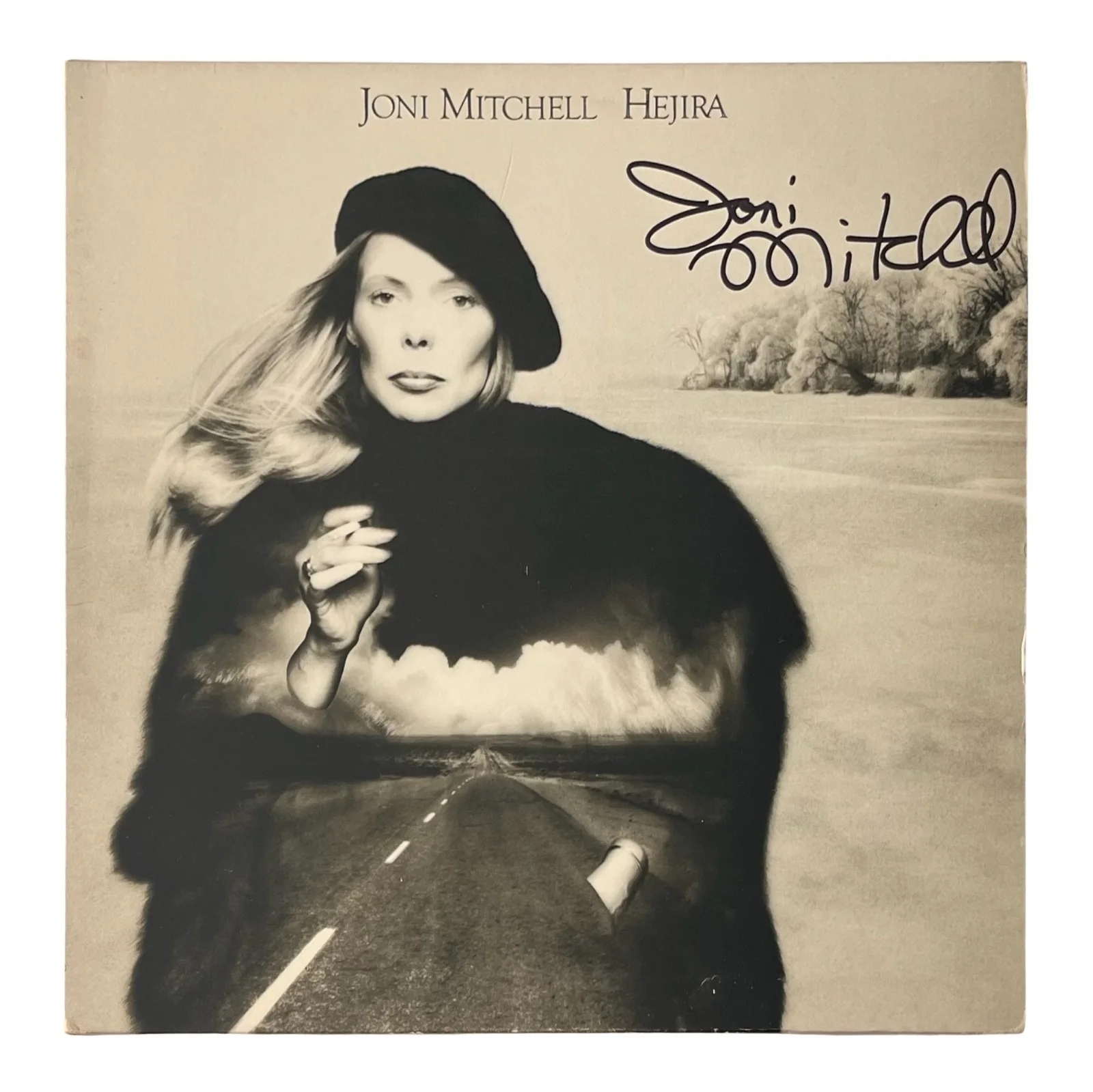 JONI MITCHELL Signed HEJIRA Vinyl Record ROGER EPPERSON COA, image 2