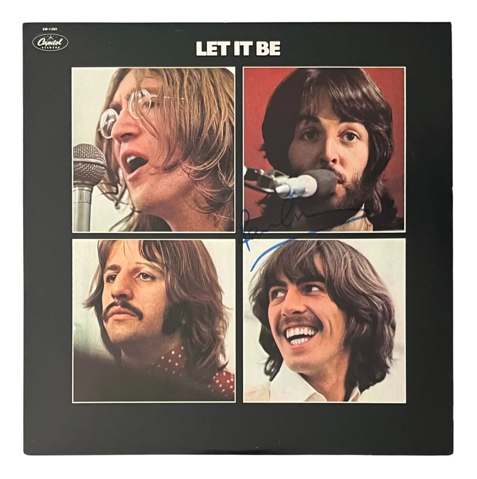 PAUL MCCARTNEY Signed THE BEATLES LET IT BE Vinyl Record ROGER EPPERSON COA, image 2