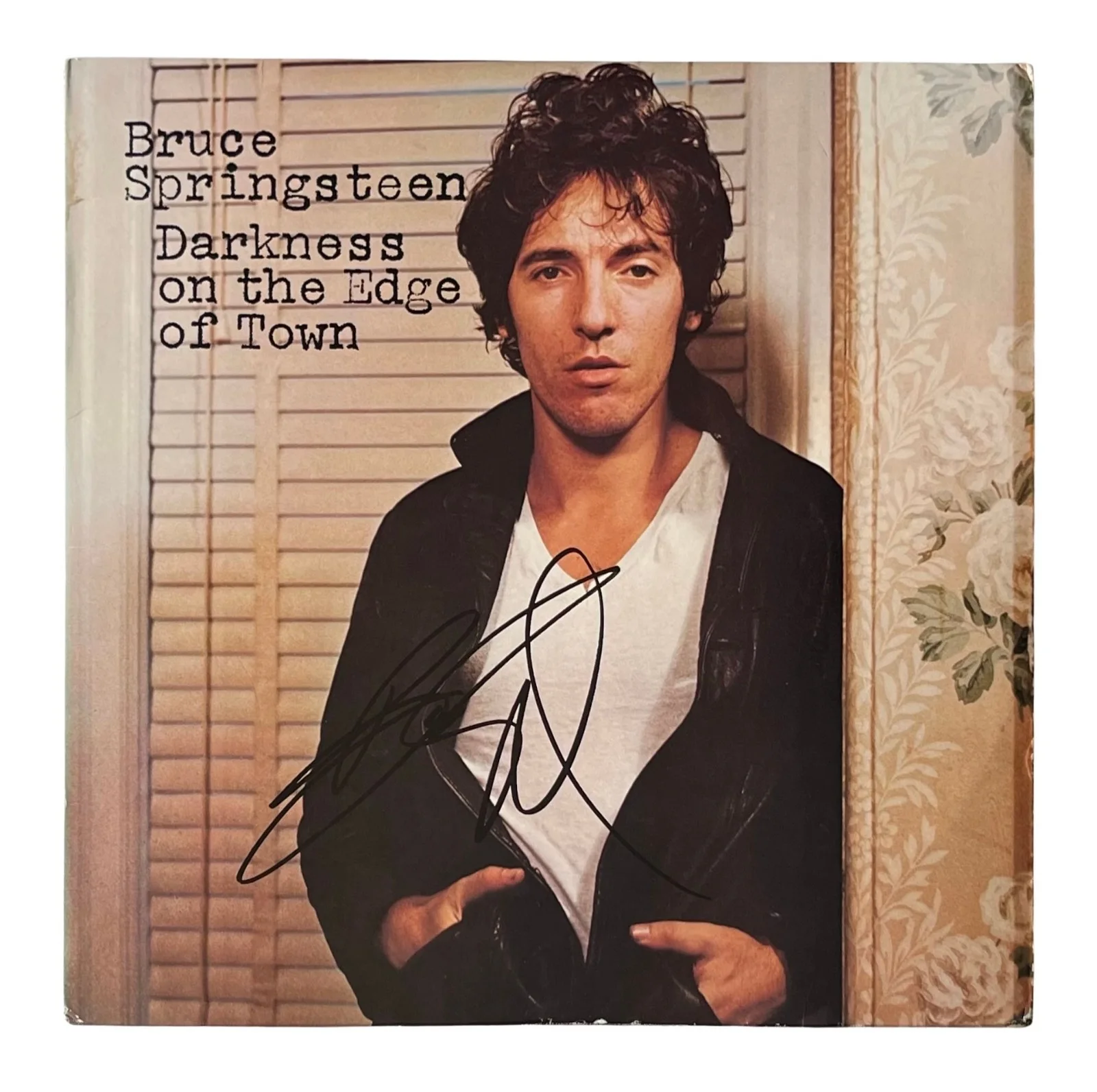 BRUCE SPRINGSTEEN Signed DARKNESS ON THE EDGE OF TOWN Vinyl Record EPPERSON COA, изображение 2