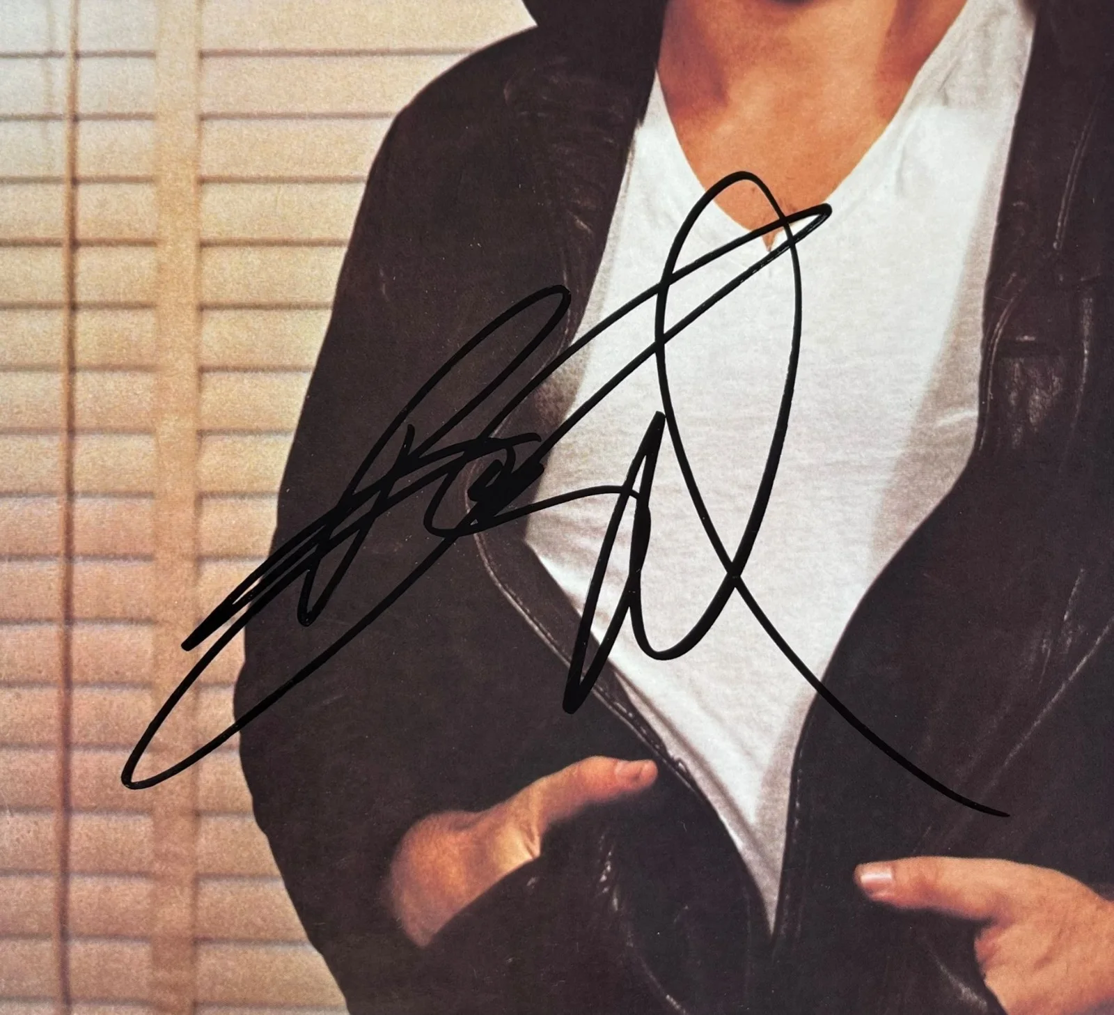 BRUCE SPRINGSTEEN Signed DARKNESS ON THE EDGE OF TOWN Vinyl Record EPPERSON COA, изображение 3