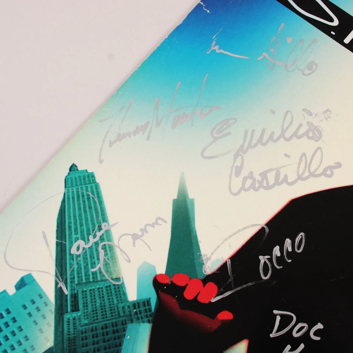 Tower of Power Concert Poster Signed by All 10 Band Members 1993 12″x 36″ JSA..., изображение 5