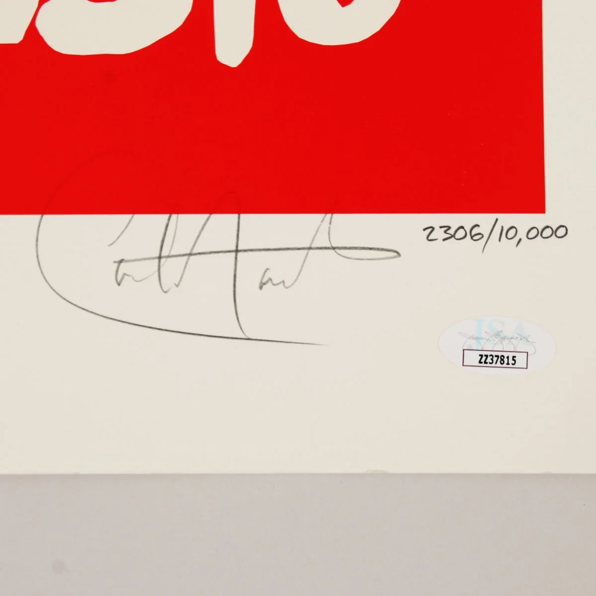Woodstock 25th Anniversary Poster Print Signed by 5 Musicians Grace Slick, Ri..., изображение 2