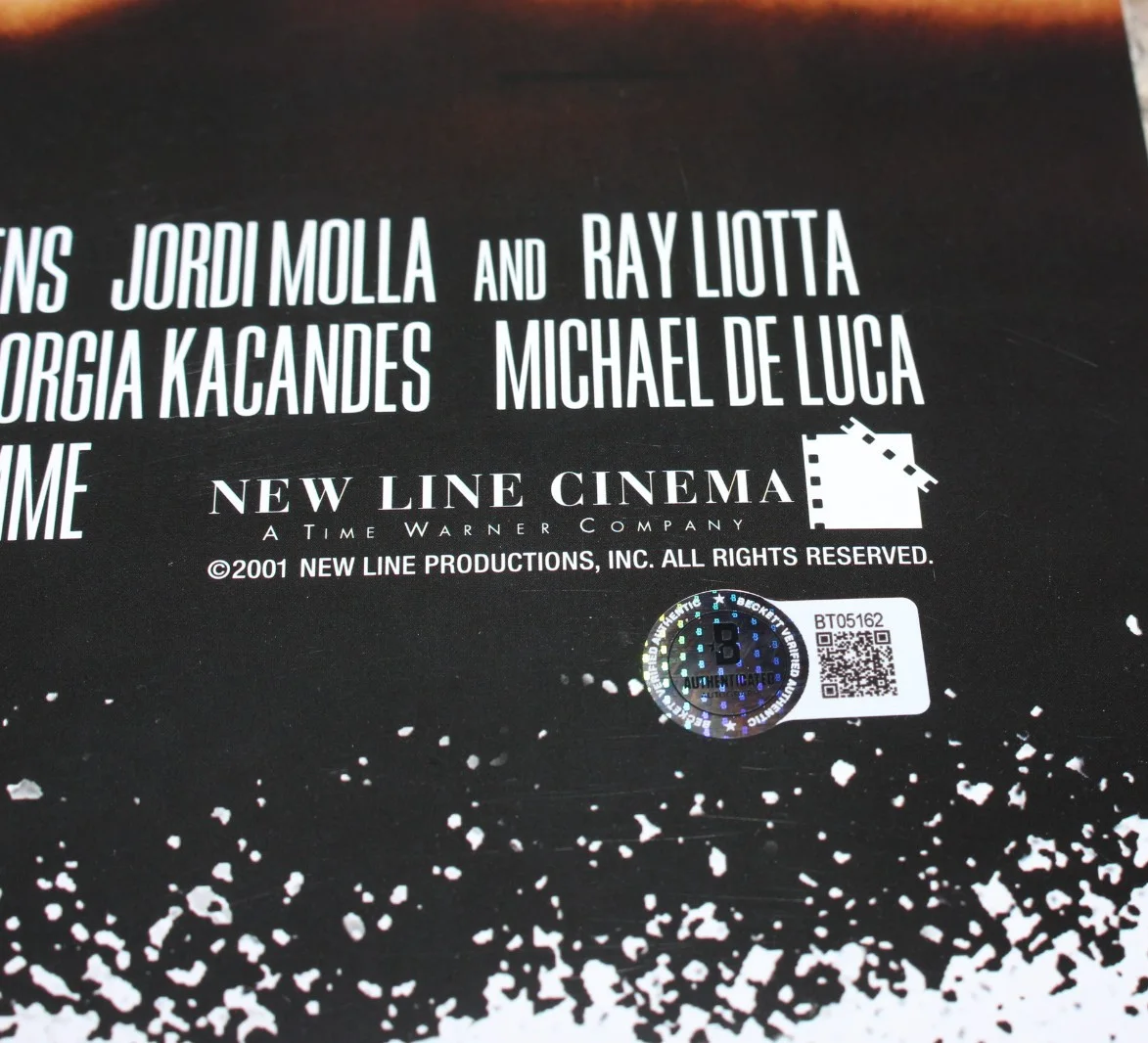 George Jung — GEORGE JUNG SIGNED 'BLOW' 24x36 MOVIE POSTER BOSTON BECKETT BAS COA, изображение 3