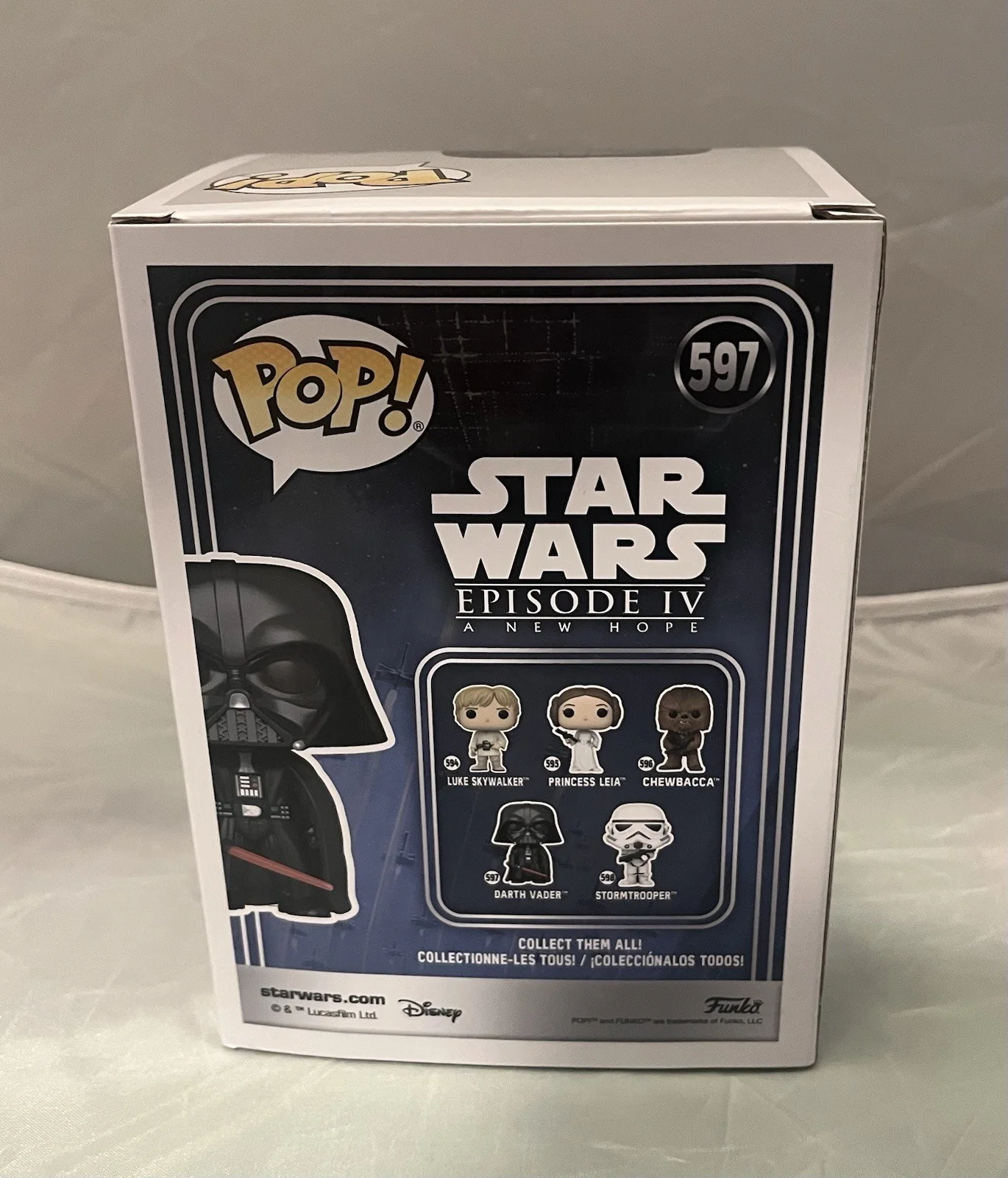 Hayden Christensen Signed Autographed Darth Vader Funko Pop #597 JSA COA, image 3