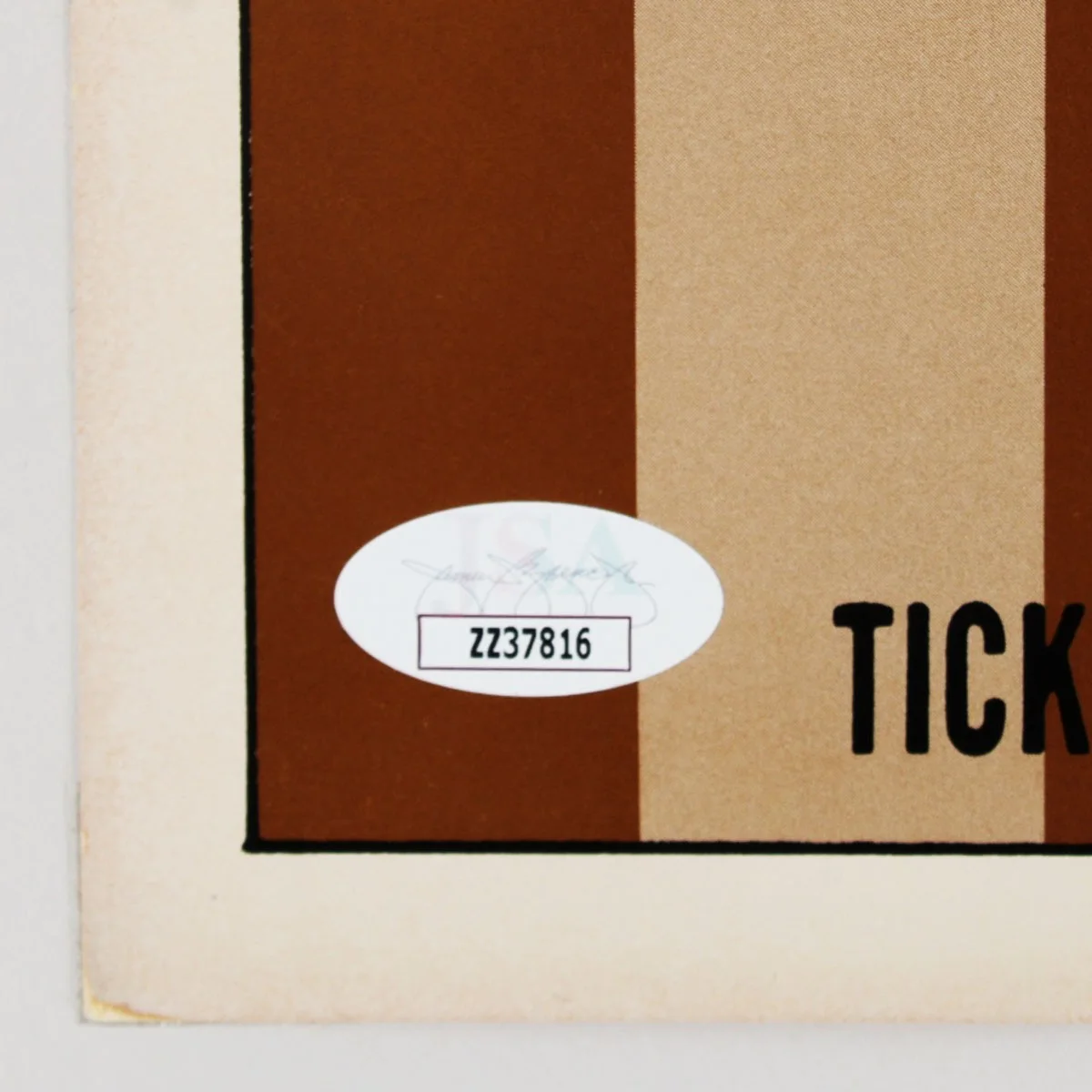 Joe Cocker Roger McGuinn Signed The Byrd’s Bill Graham Concert Poster No.177 ..., image 4
