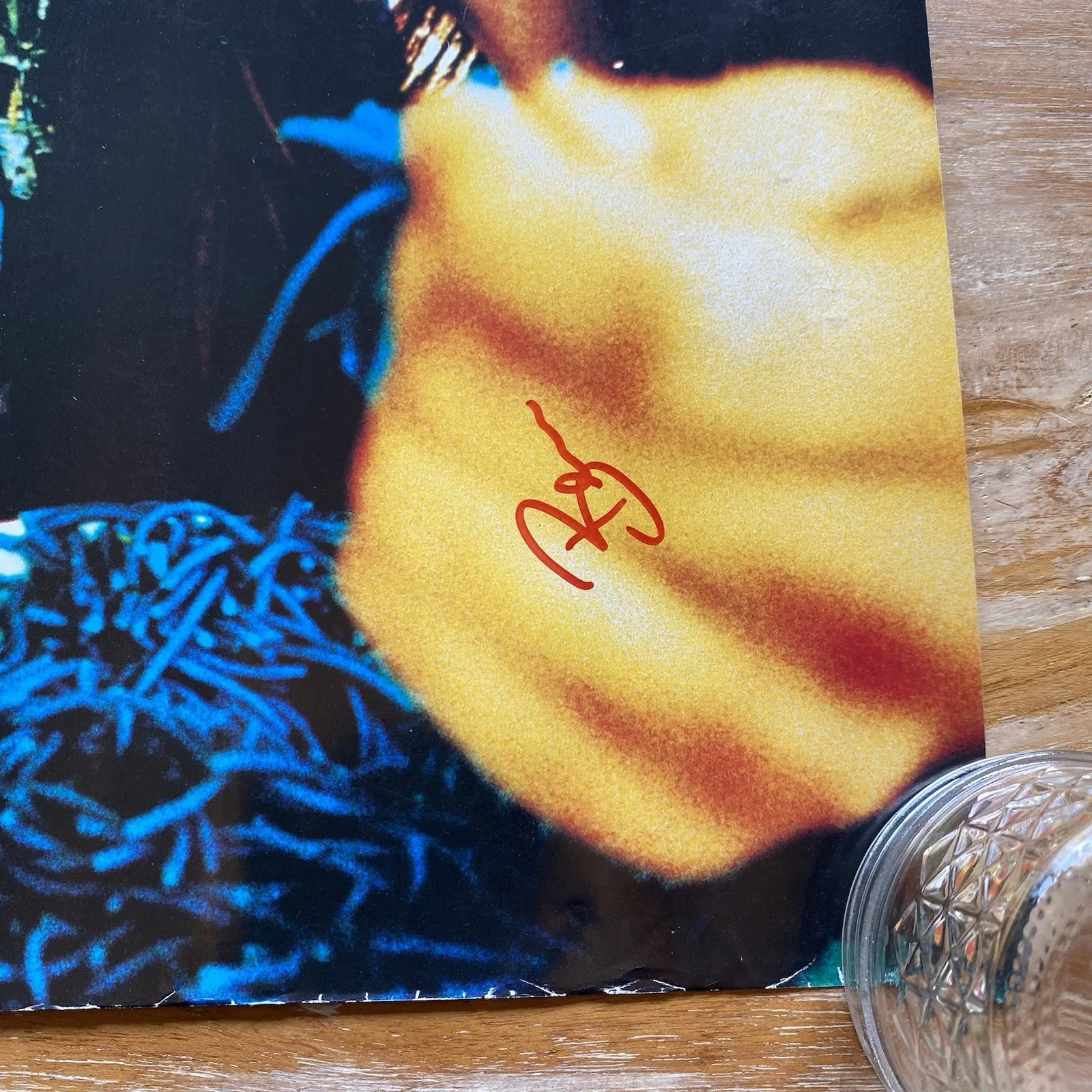 Vintage Silverchair Band Poster SIGNED ALL 3 Blue Spaghetti 15.5x23.5” RARE, изображение 5