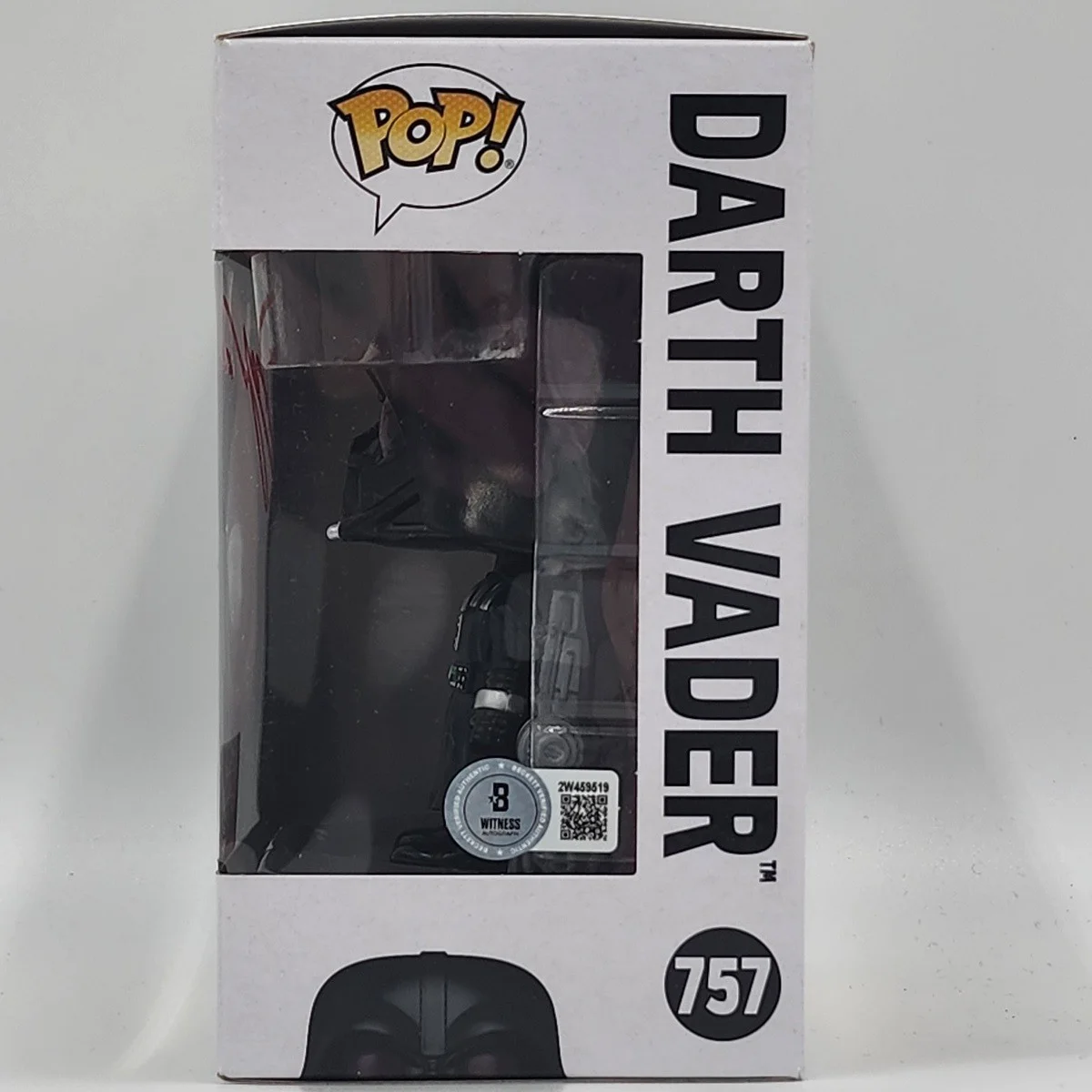 Hayden Christensen — Hayden Christensen Signed Darth Vader Funko (757), image 3