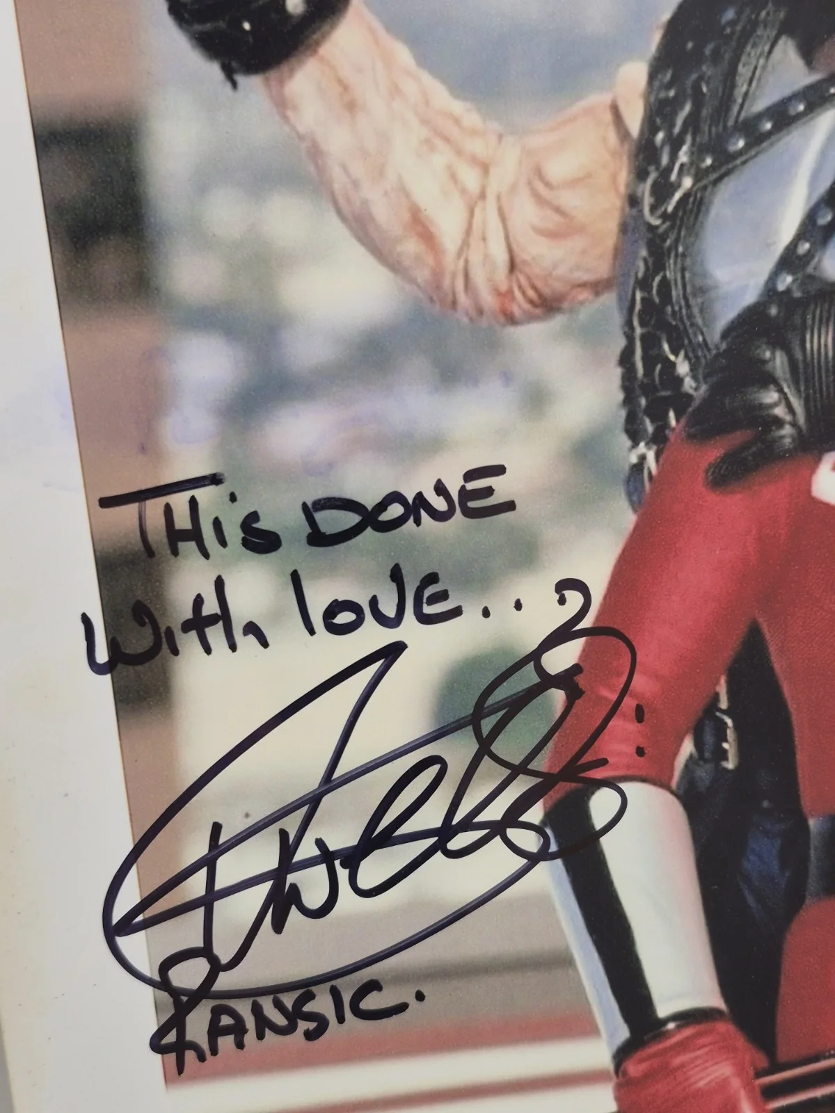 VERNON WELLS Power Rangers Original Hand Signed Autograph Photo, изображение 3