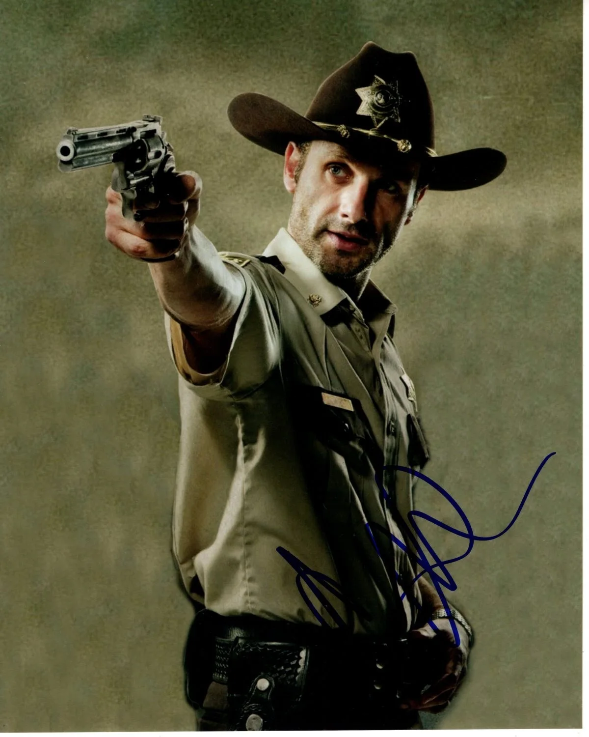 Andrew Lincoln — Andrew Lincoln Signed Autographed 8x10 The Walking Dead Rick Grimes Photograph