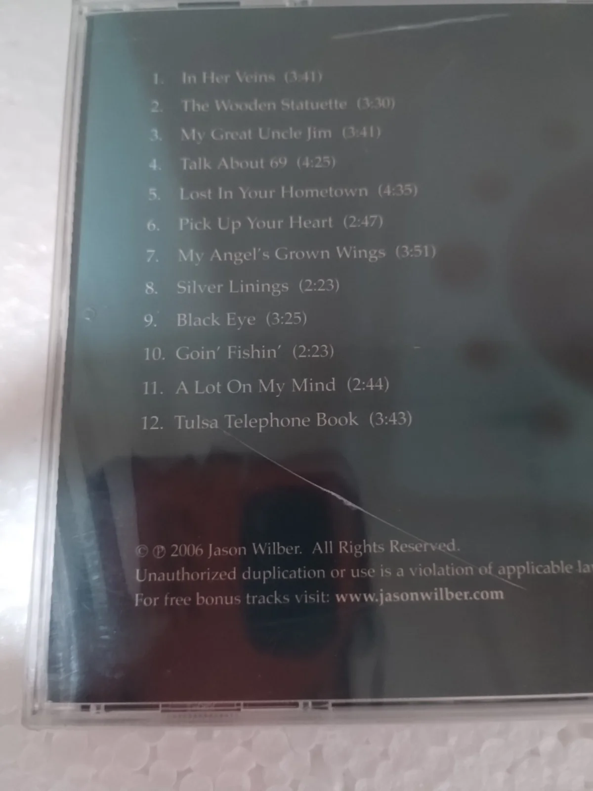 Jason Wilber Live And Otherwise - Volume 1 CD New, image 3