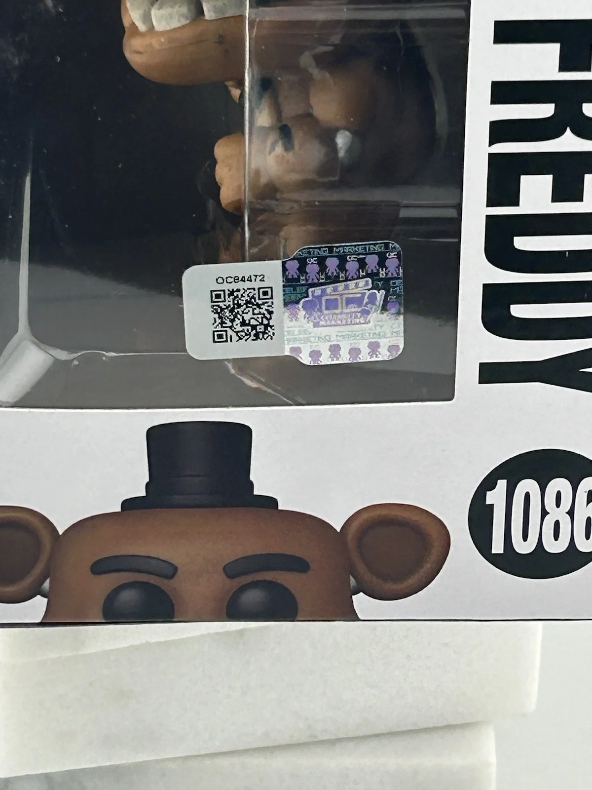 Kevin Foster — Funko Five Nights At Freddy’s 1086 Withered Freddy Signed Kevin Foster OCCM Oran, image 4