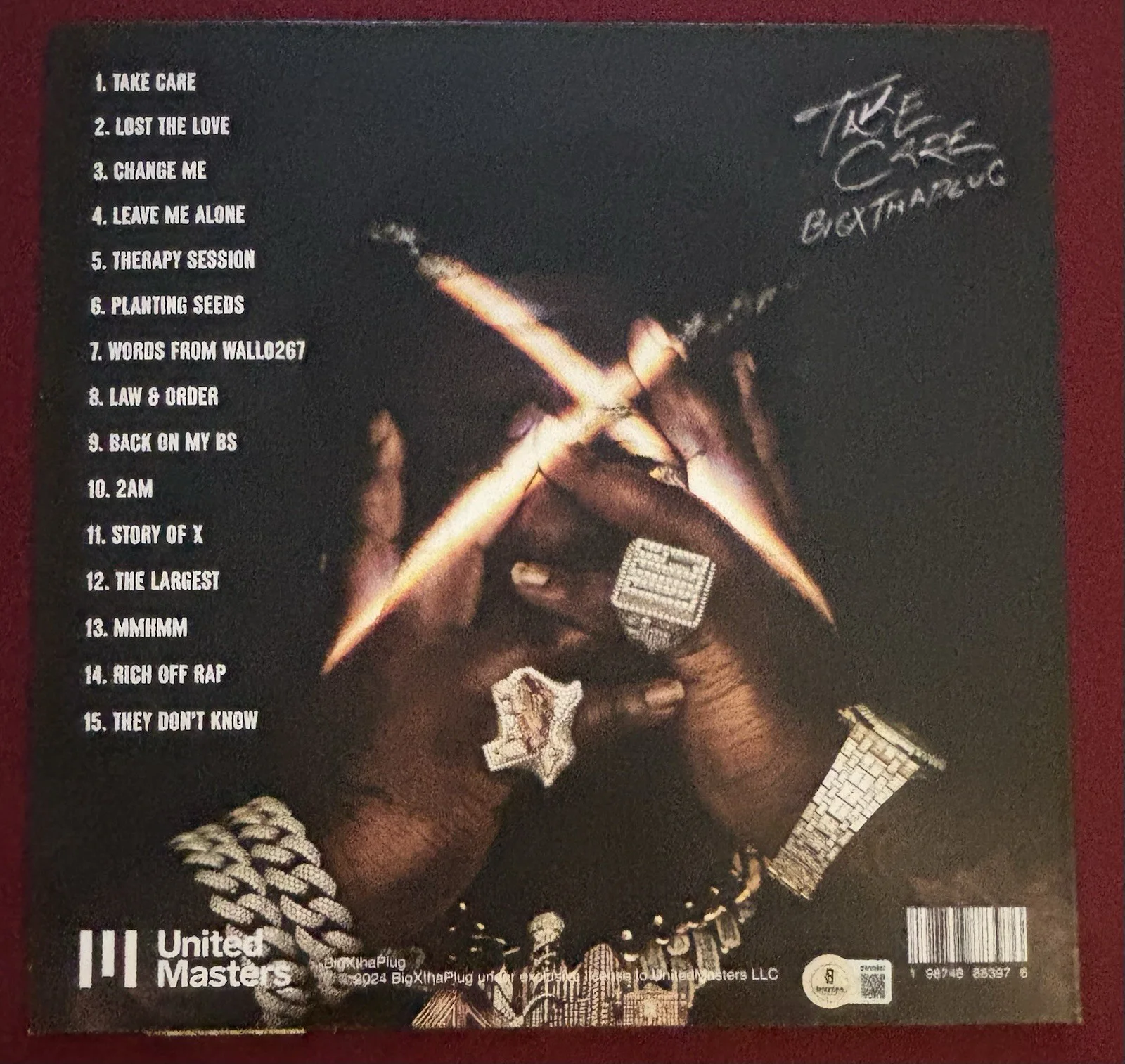 Bigxthaplug Signed Autographed Vinyl Beckett COA Certified, image 3