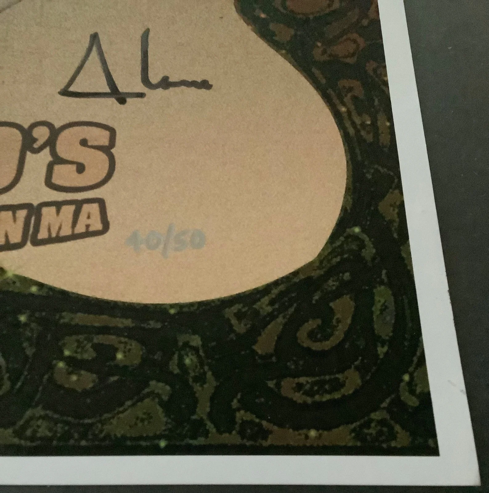 signed MARC FORD Holy Ghost Tour 2014 concert poster Elijah 11"x17" AUTOGRAPHED!, image 2