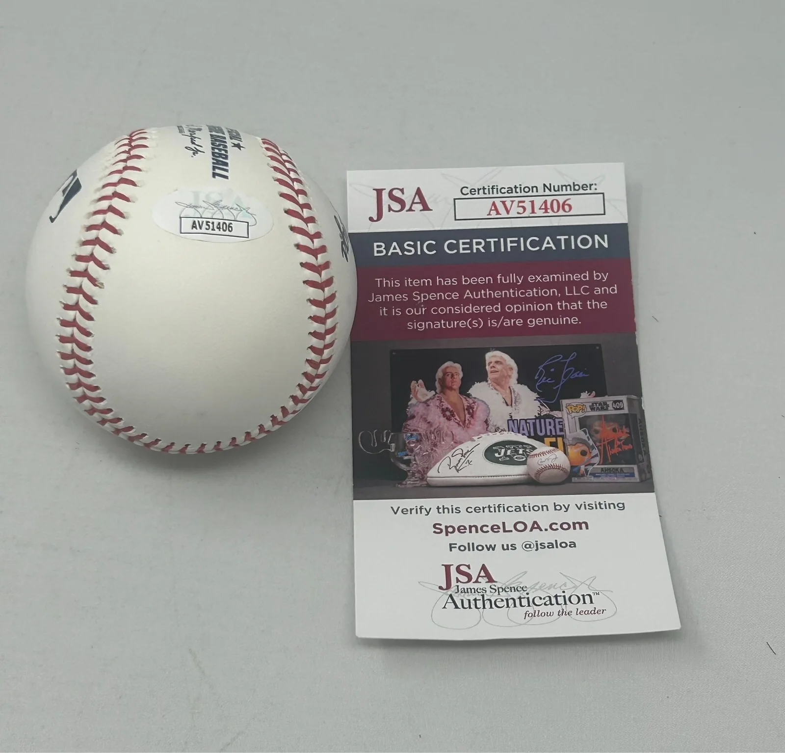 Ice Cube signed MLB Baseball N.W.A Big 3 JSA COA, image 2