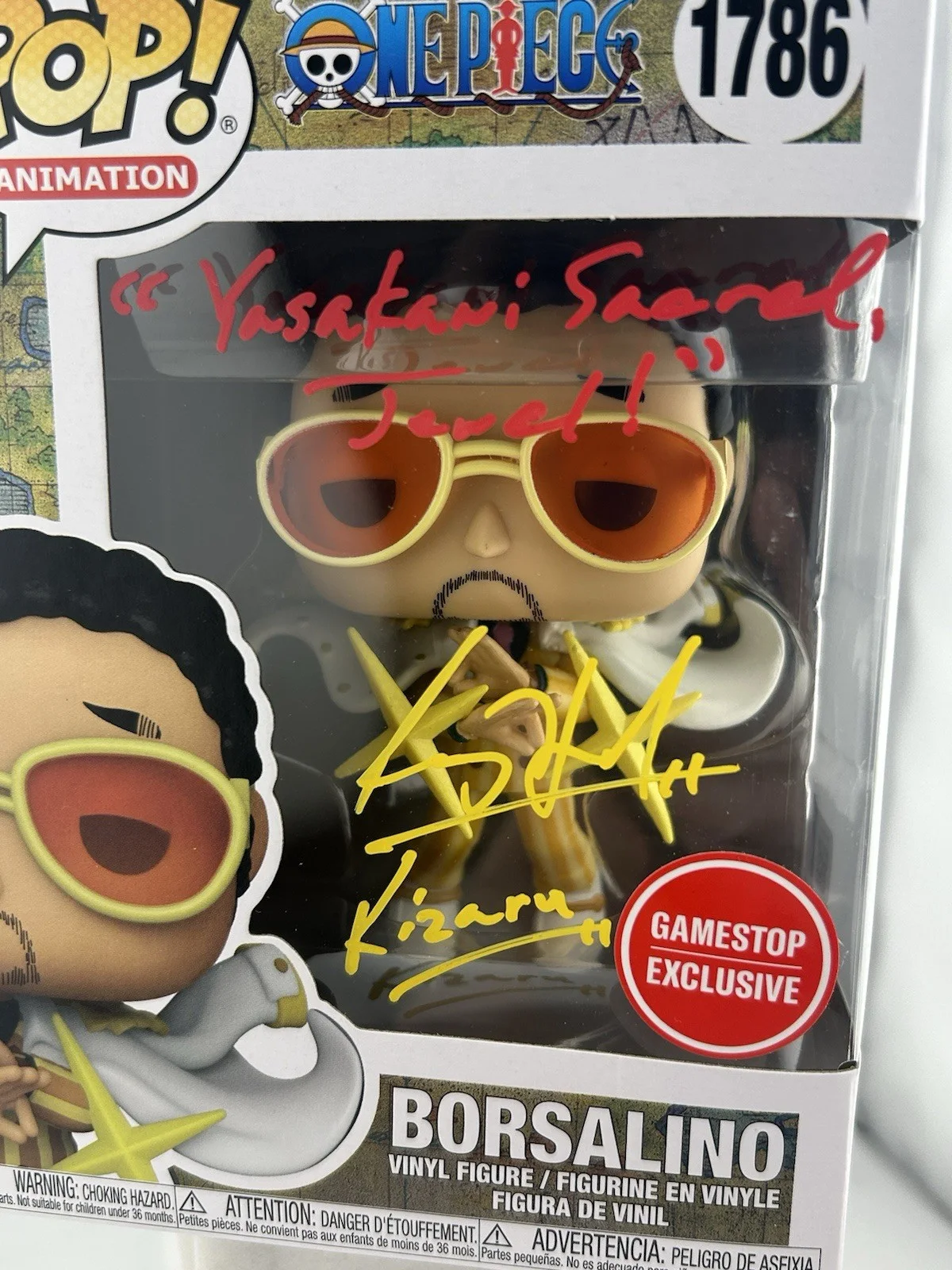 Ray Hurd — Funko Pop One Piece Borsalino 1786 Signed Autograph Ray Hurd Inscribed OCCM 8710, изображение 2