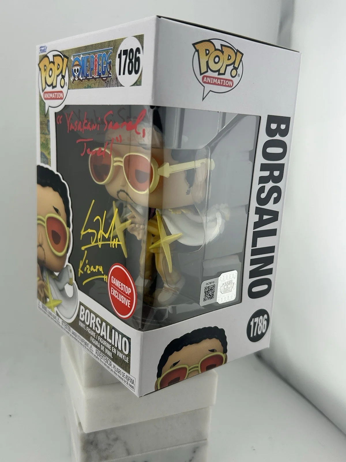 Ray Hurd — Funko Pop One Piece Borsalino 1786 Signed Autograph Ray Hurd Inscribed OCCM 8710, изображение 3