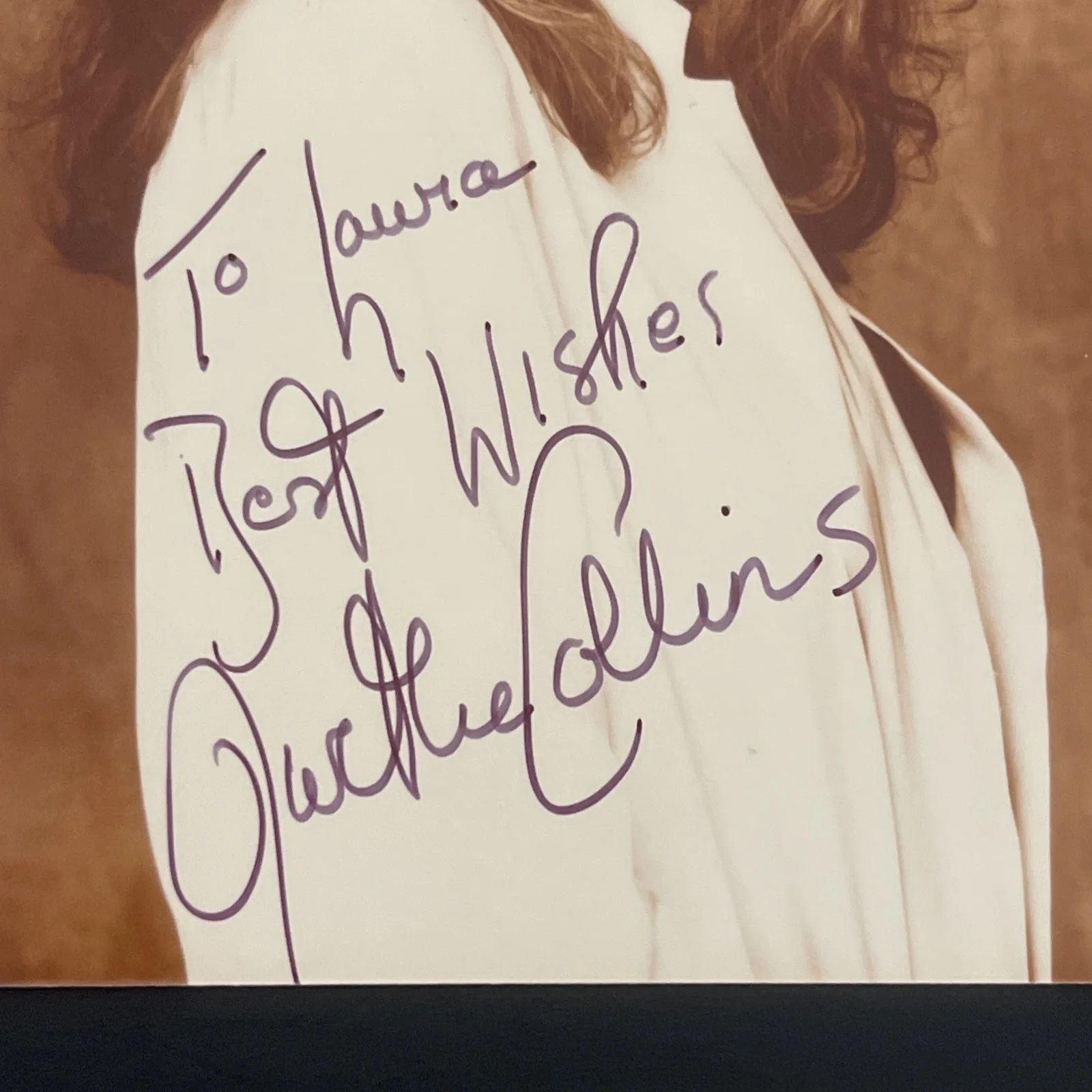 JACKIE COLLINS: Hand Signed Original Celebrity Photo 3.5 x 5” / KSK, изображение 2