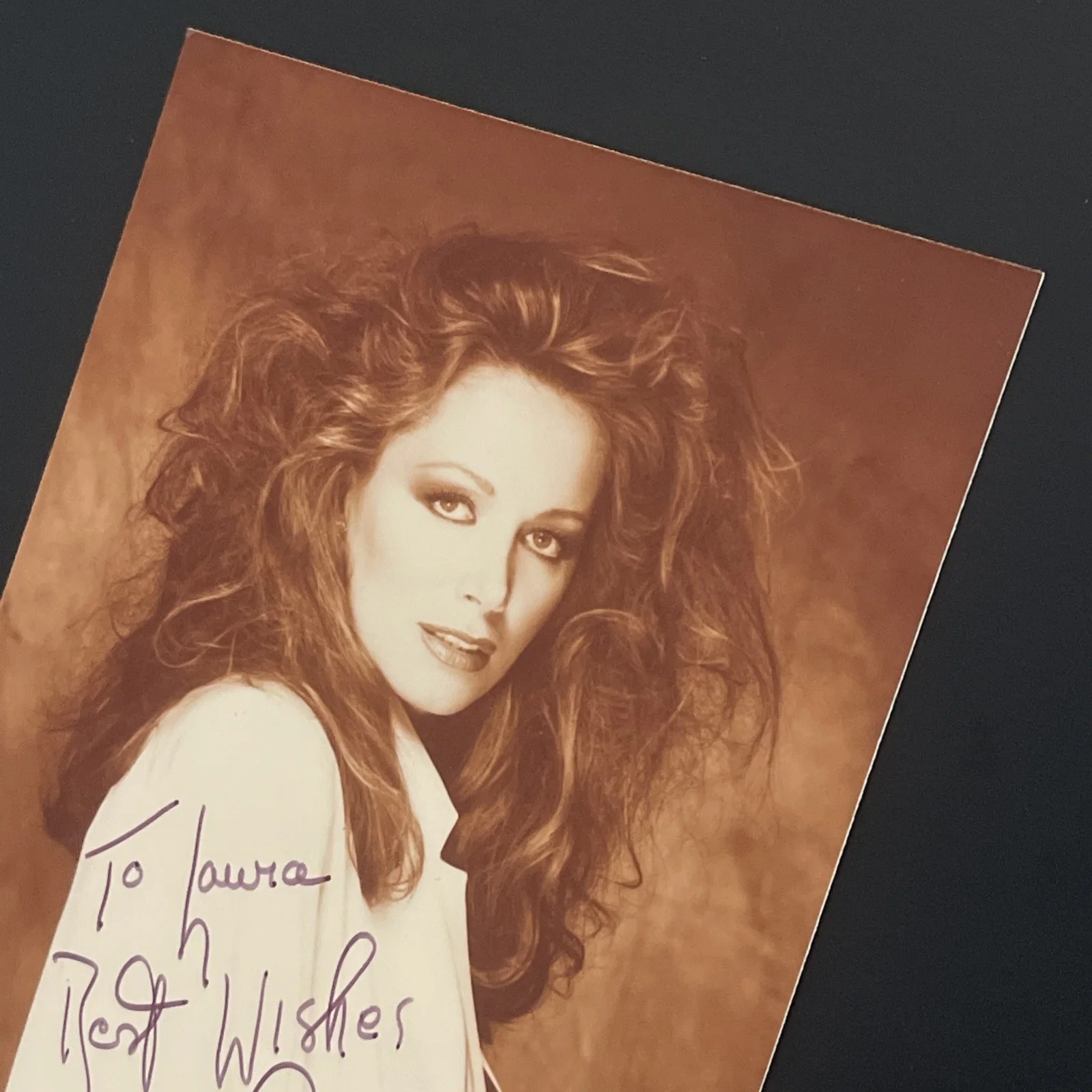 JACKIE COLLINS: Hand Signed Original Celebrity Photo 3.5 x 5” / KSK, изображение 3