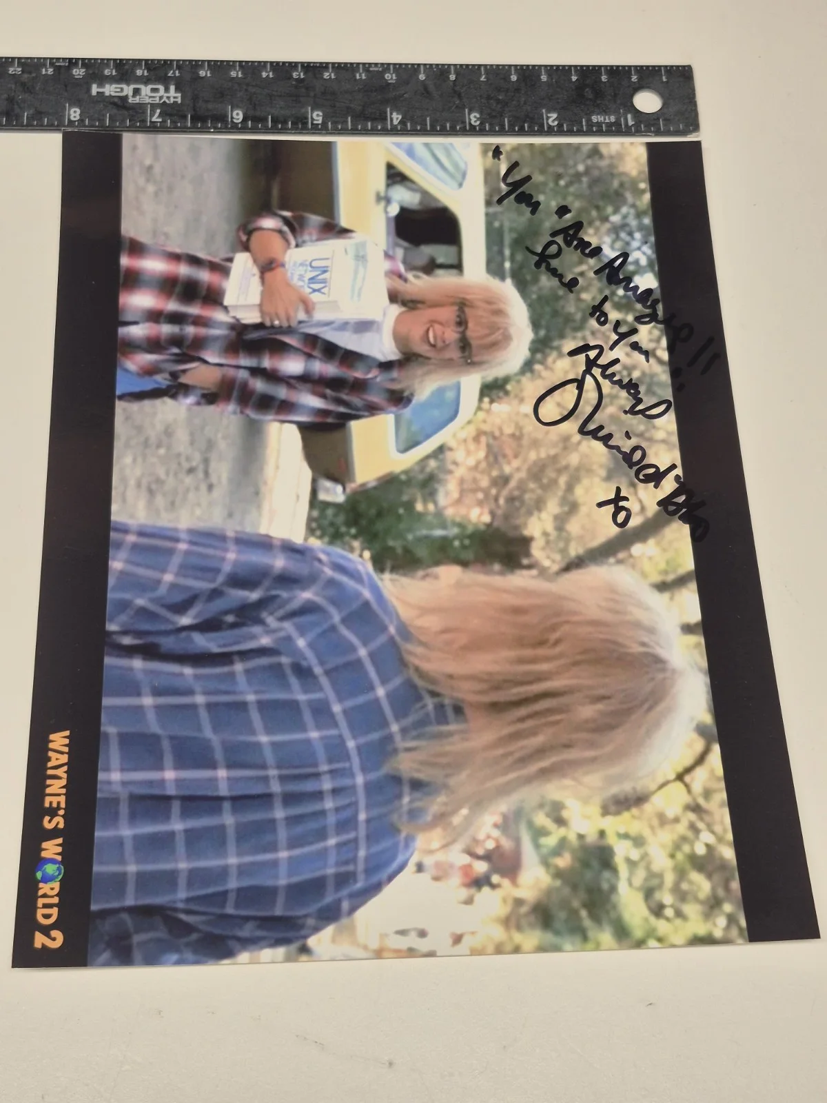 Olivia D'Abo autographed Signed 8x10 Photo Wayne's World 2, image 2
